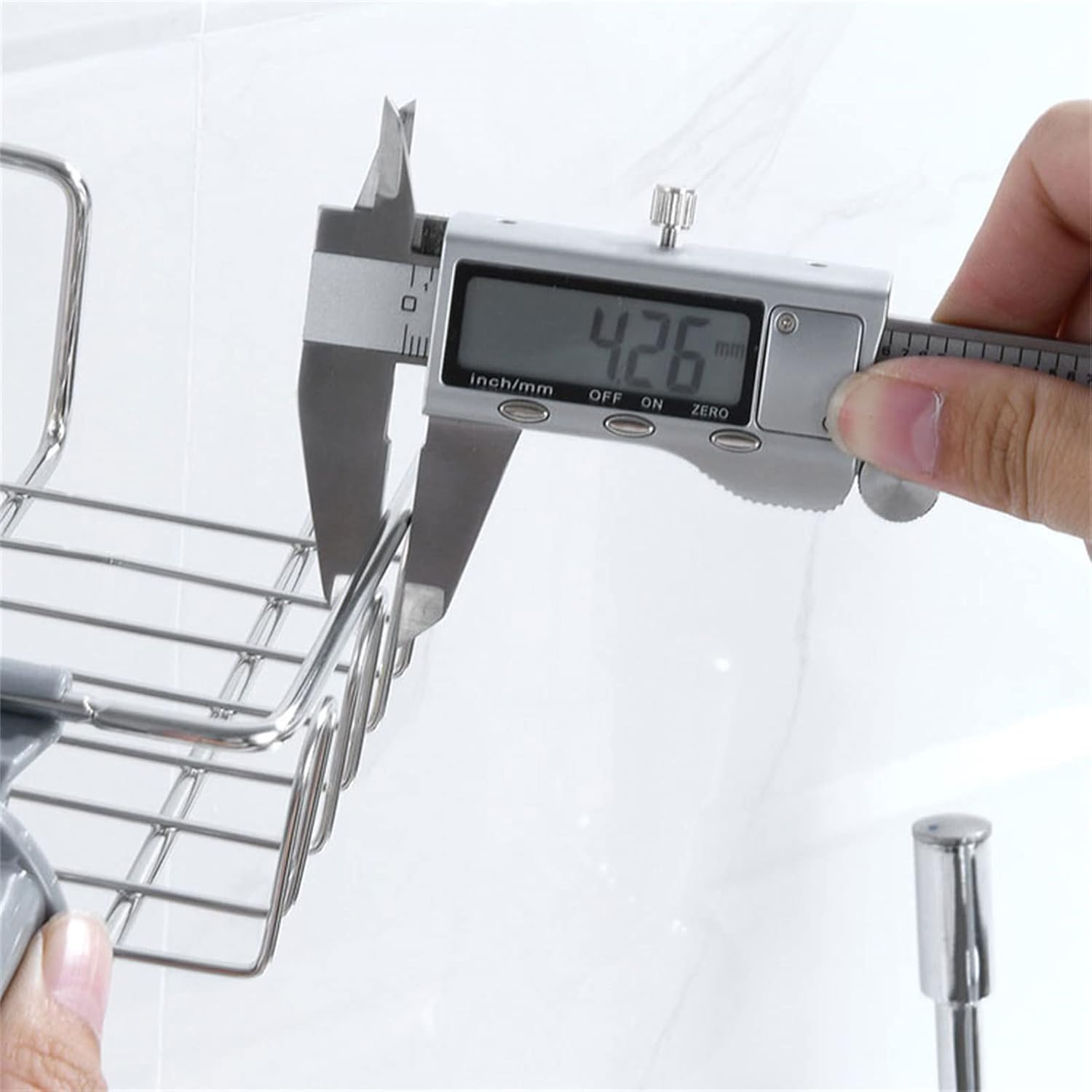 Xbiez Shower Caddy with Sponge Holder for Kitchen Sink
