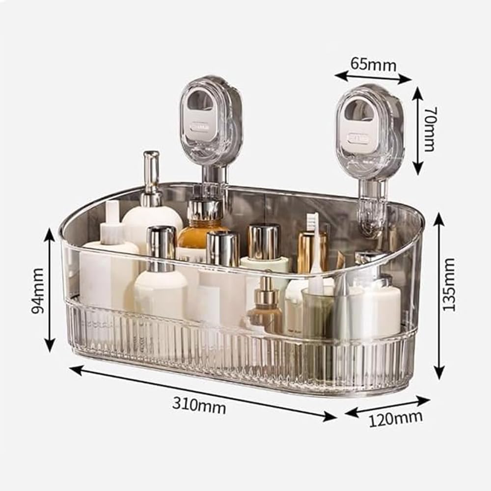Firmstaunch Suction Cup Storage Rack for Bathroom and Kitchen