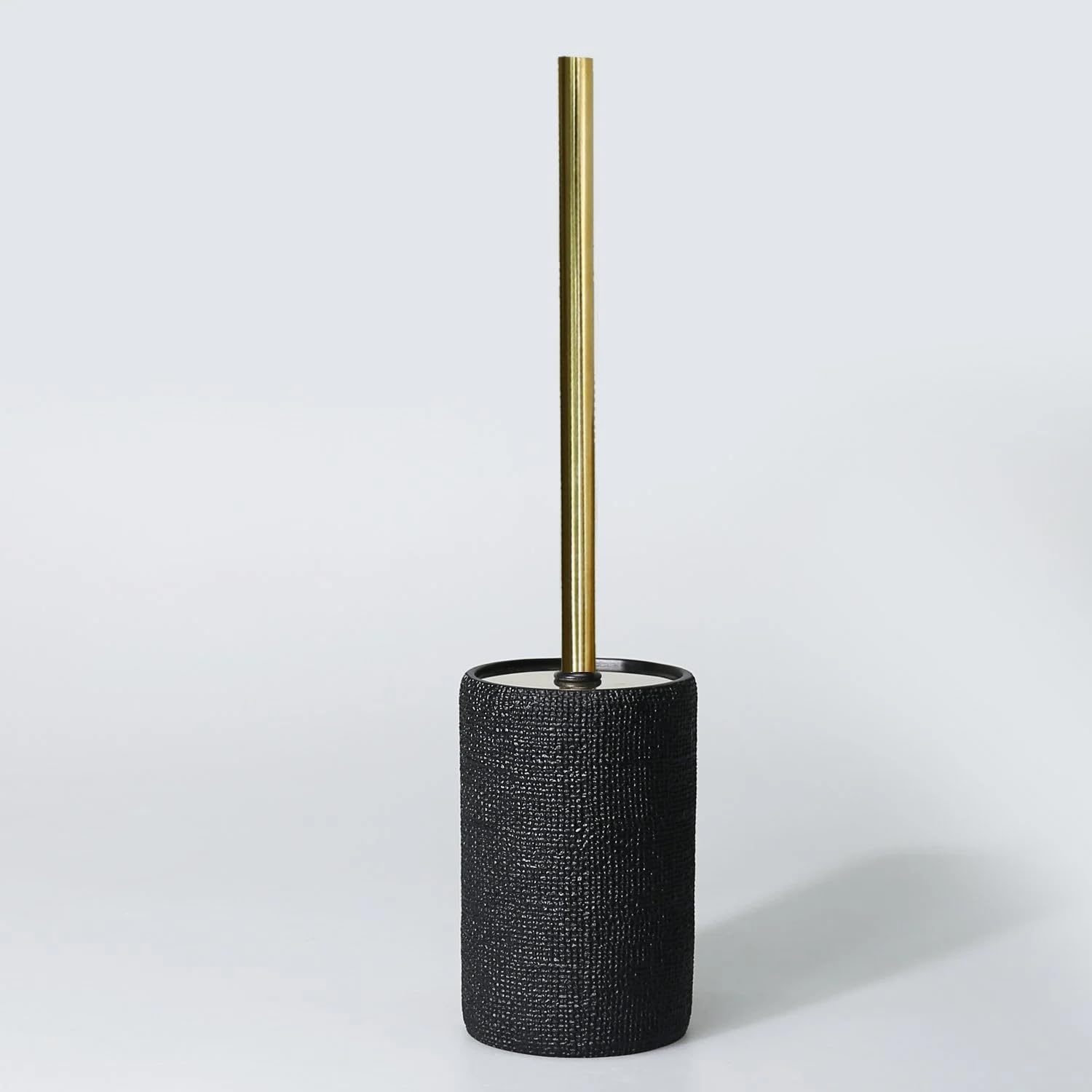 Natural Toilet Brush with Black Holder