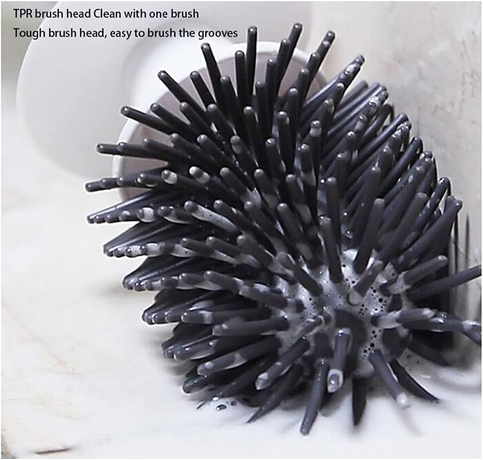 YYDS Toilet Brush with Holder Set for Clean Bathrooms