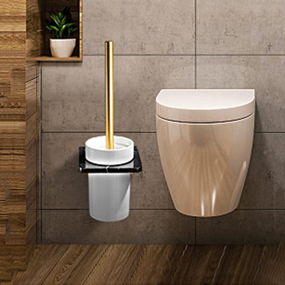 NOVOCE Toilet Brush Set with Holder - Black 1