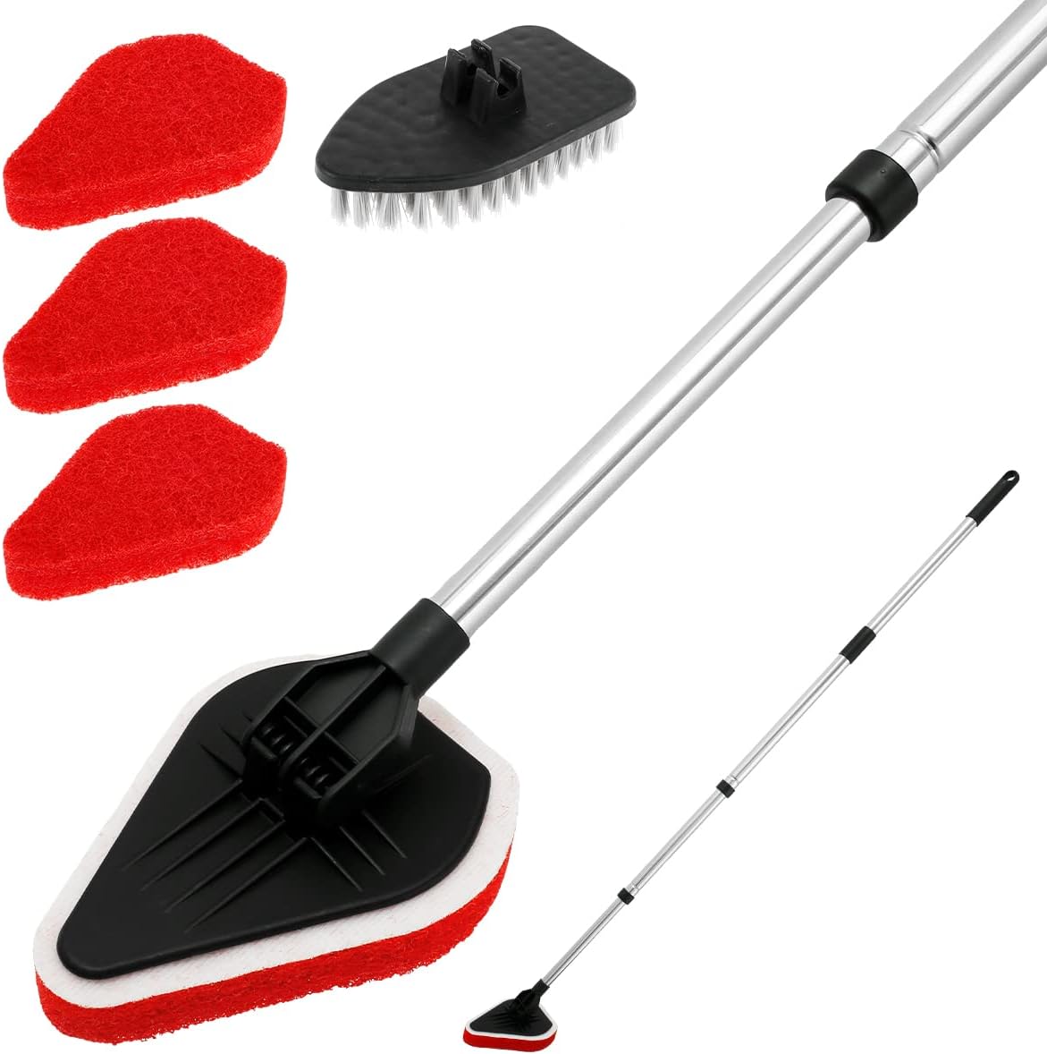 SHASUXTING 2-in-1 Multi-Function Bathroom Brush Set