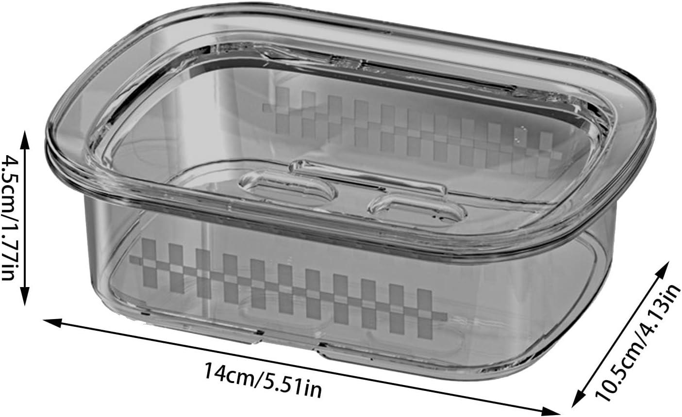 Durable Portable Soap Dish for Bathroom and Travel