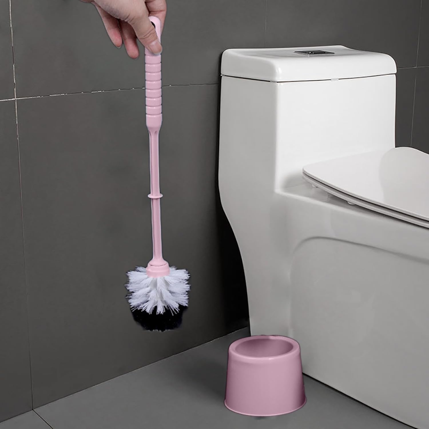 Toilet Plunger and Brush Set for Bathroom Cleaning