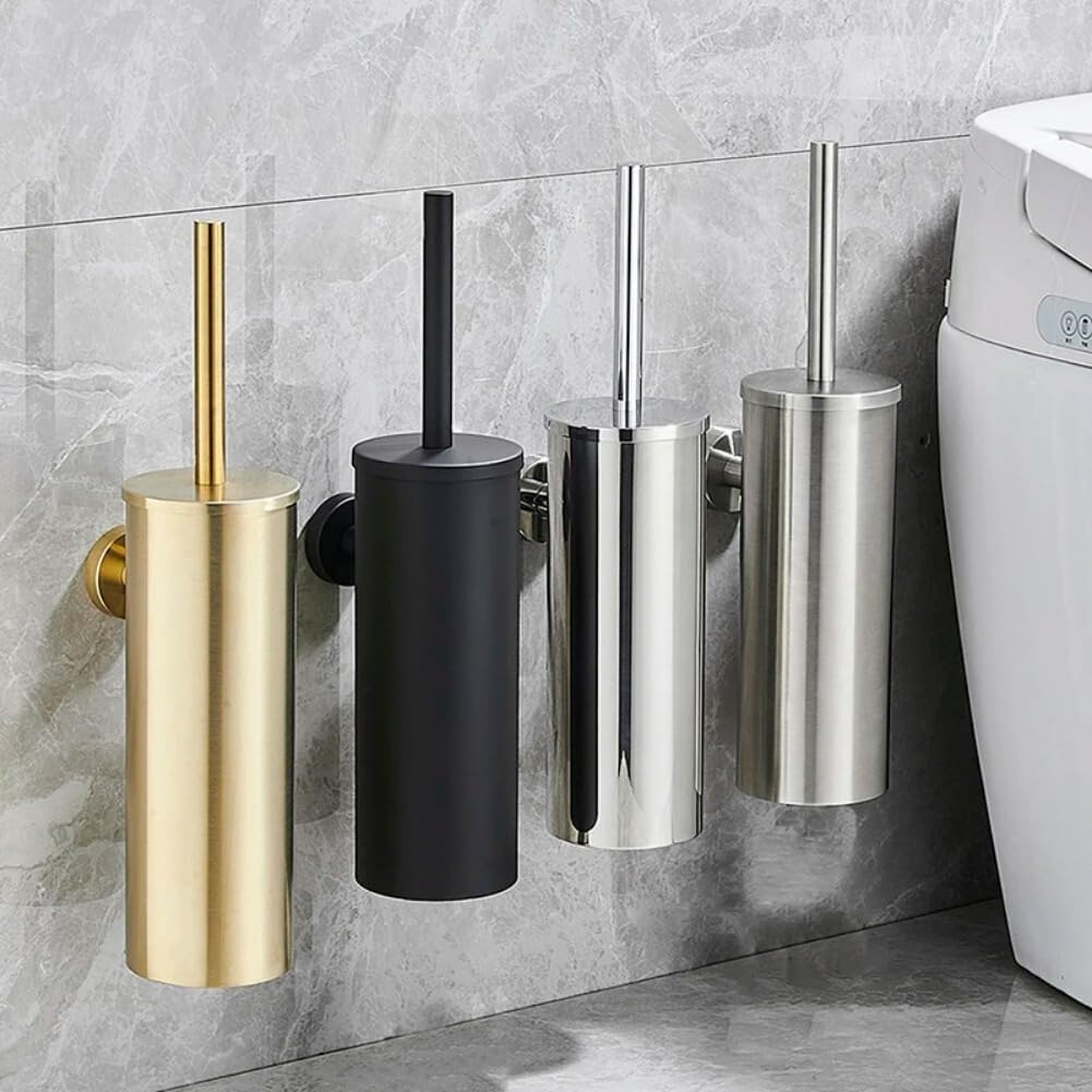 NLIEOPDA Wall Mounted Toilet Brush Set
