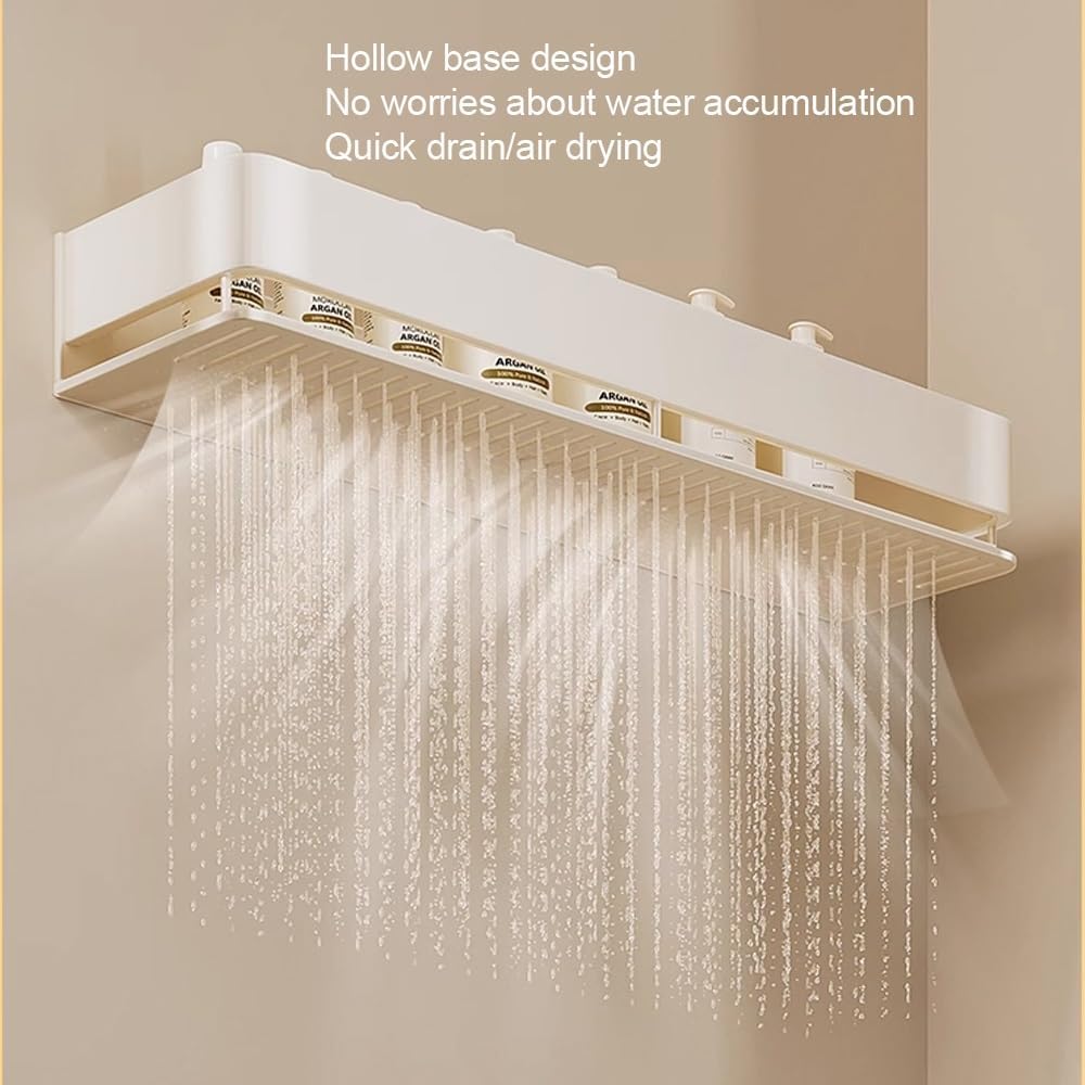 Floating Shower Shelf Racks for Bathroom Organizer Over Toilet 1