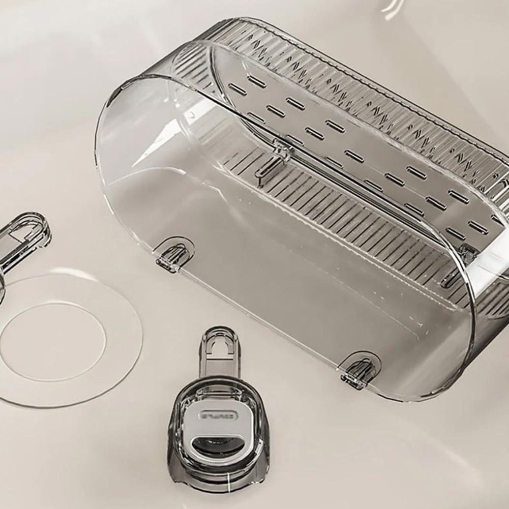 No-Drill Suction Storage Box for Shower and Sink