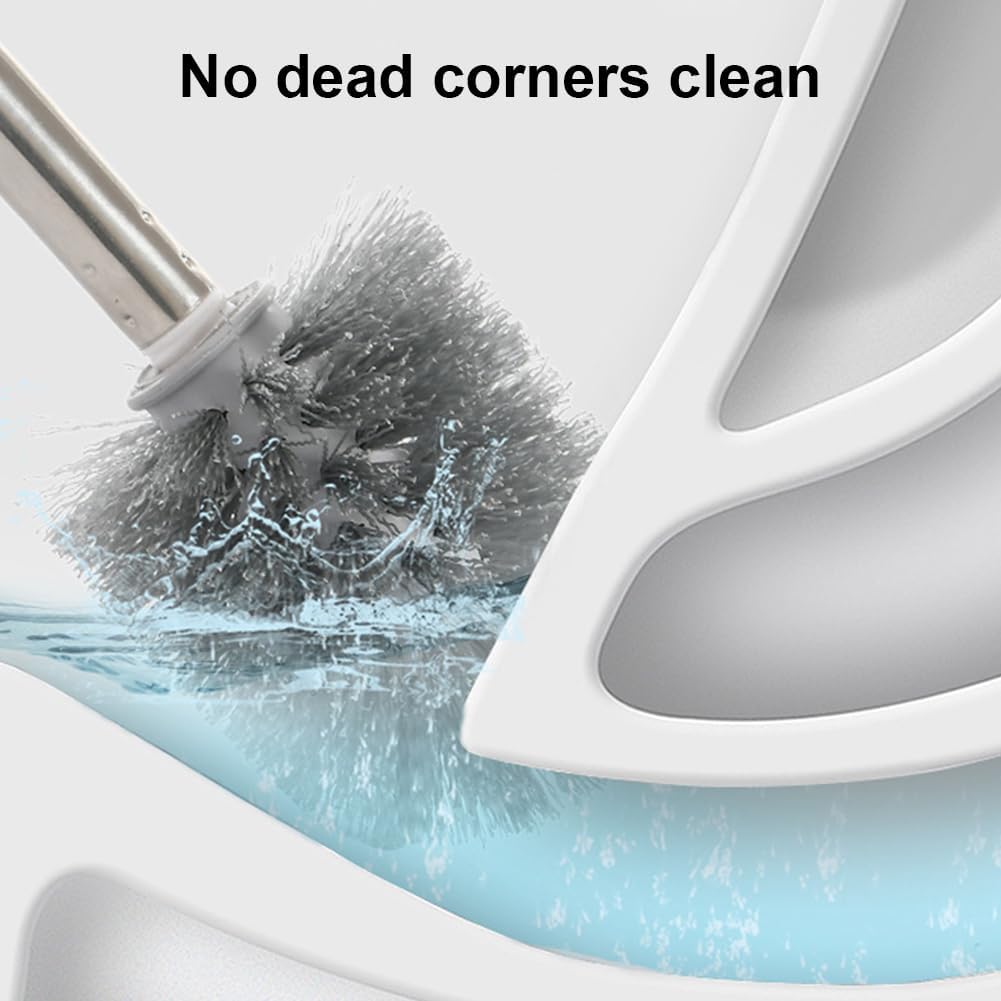 Bibabala Toilet Brush with Holder and Crevice Tool