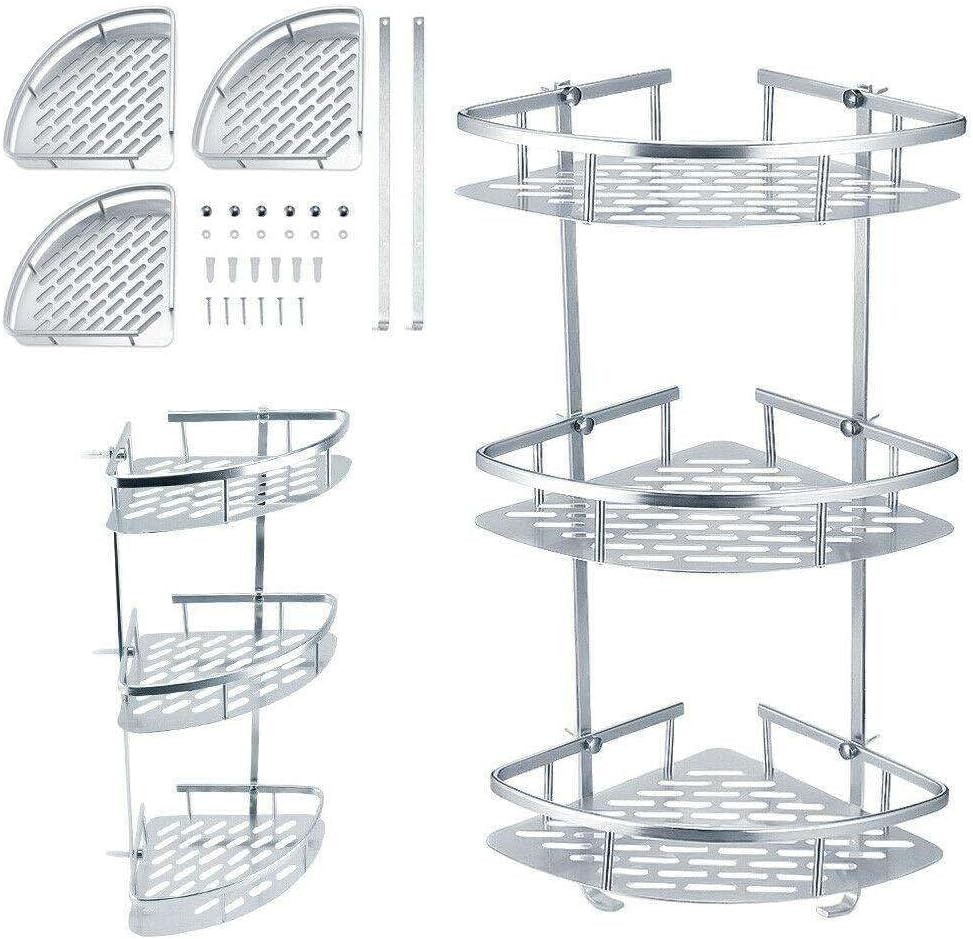 FINANCIALLY LIT Corner Shower Shelf Organizer 1