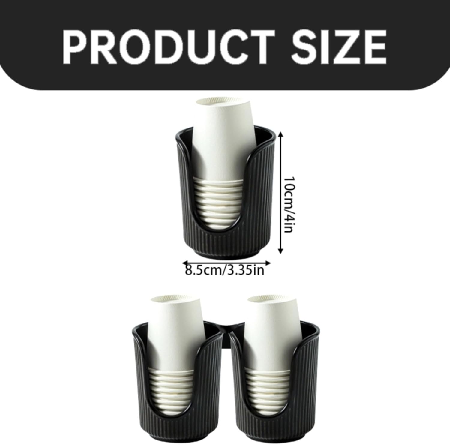 Zesijuna Large Dish Rack with Vertical Stripes