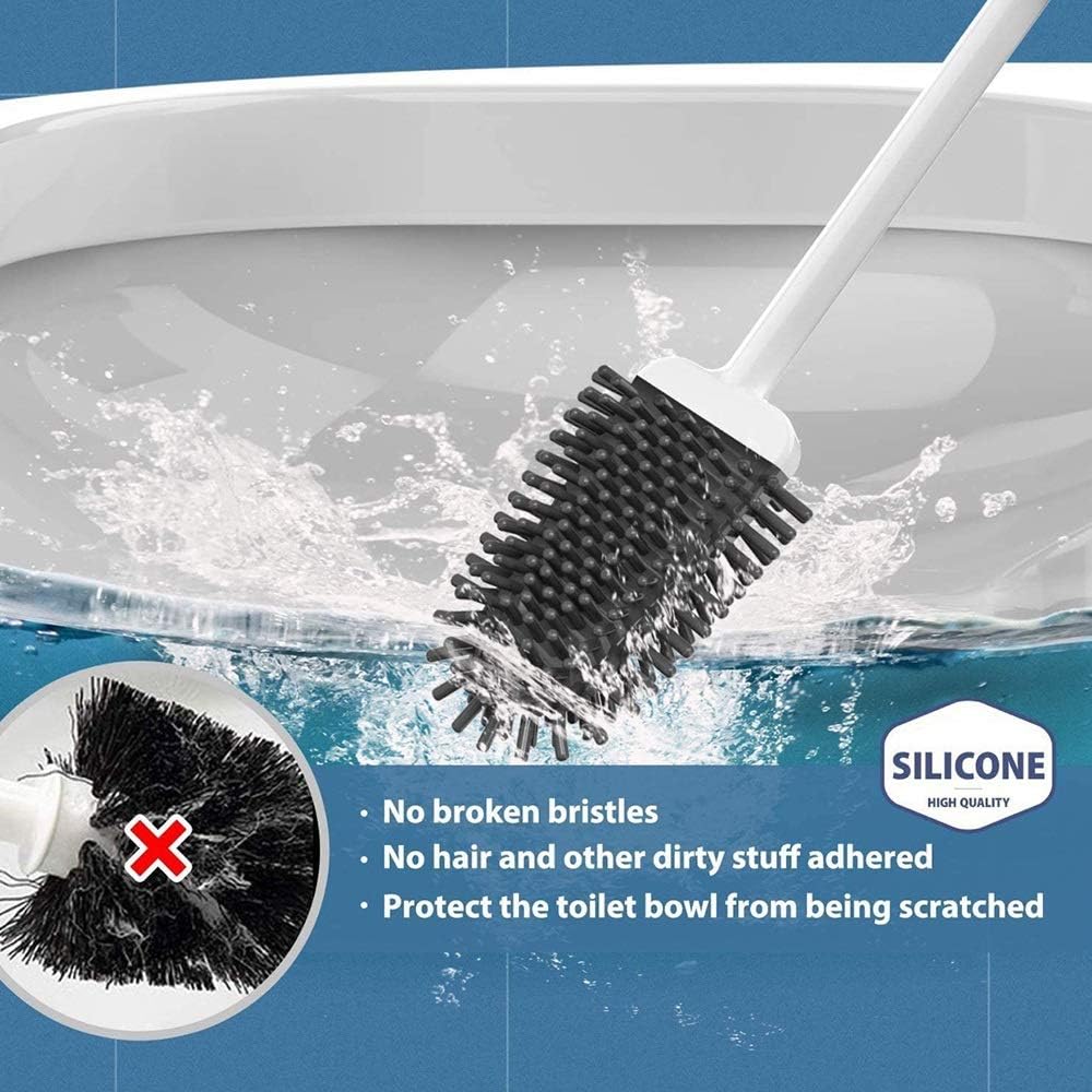 SPOUR Toilet Brush with Quick Drying Holder Set 1