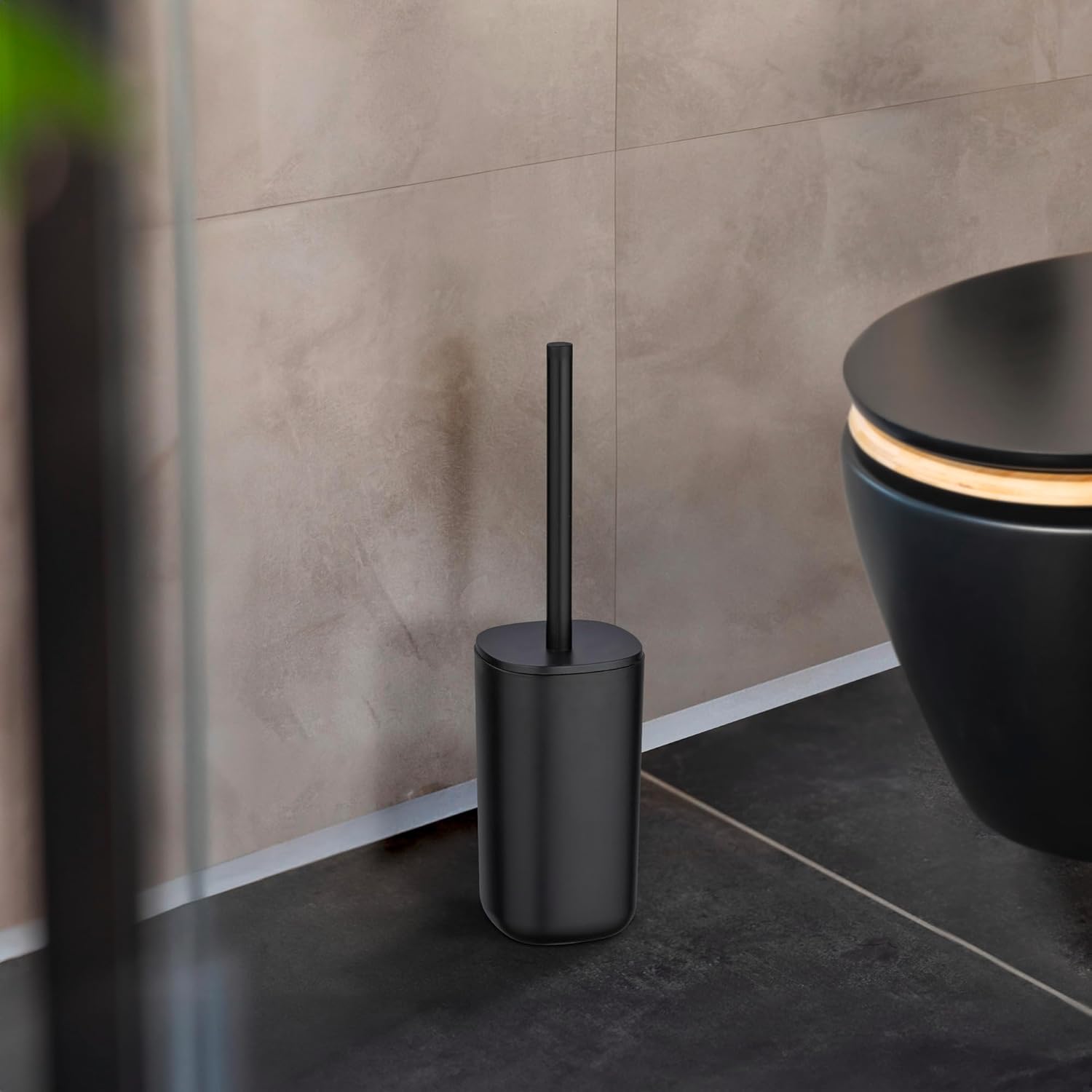 Wenko X Toilet Brush Holder Black