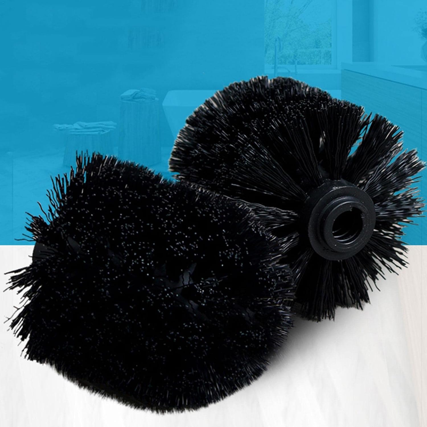 Universal Toilet Bowl Brush Head with Sturdy Bristles for Deep Cleaning