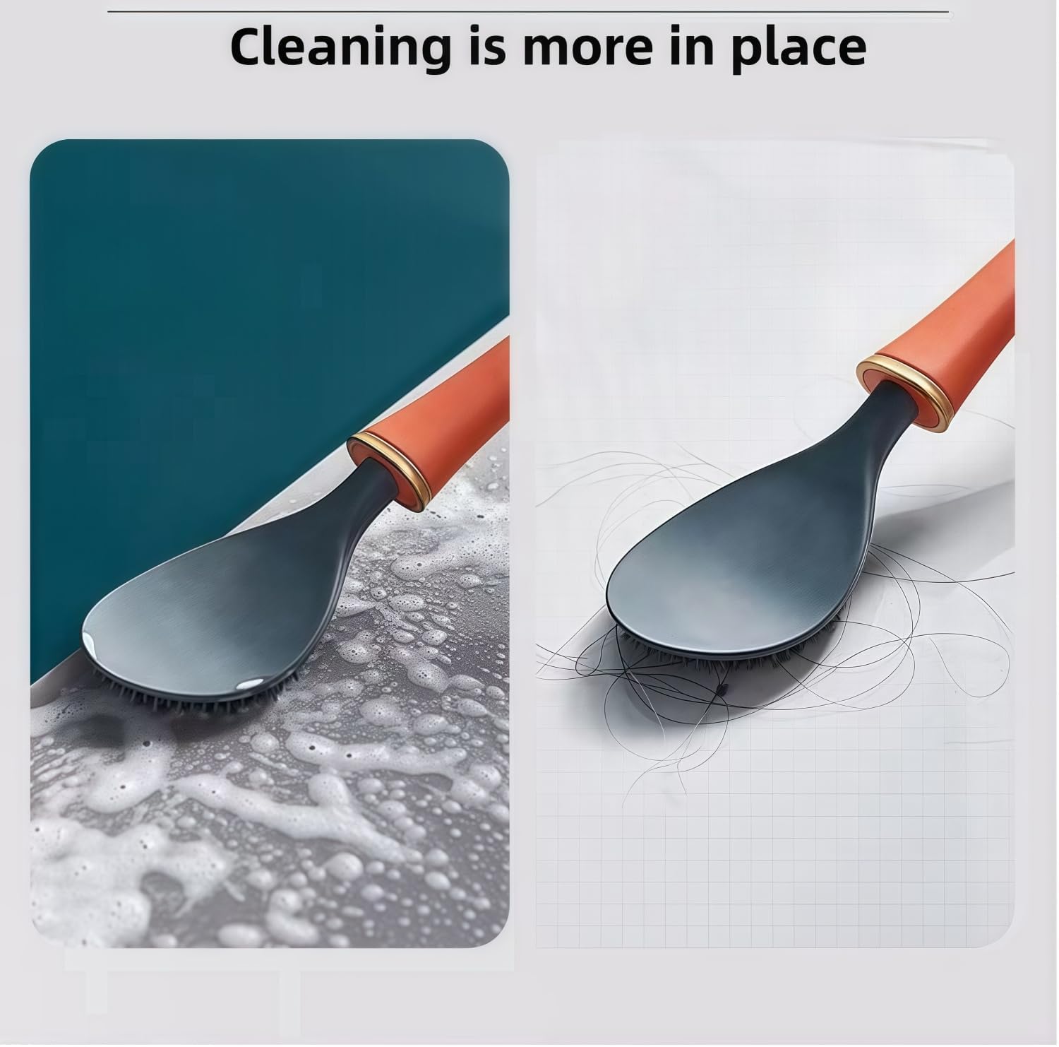 Jefuzh Silicone Toilet Brush and Holder Set