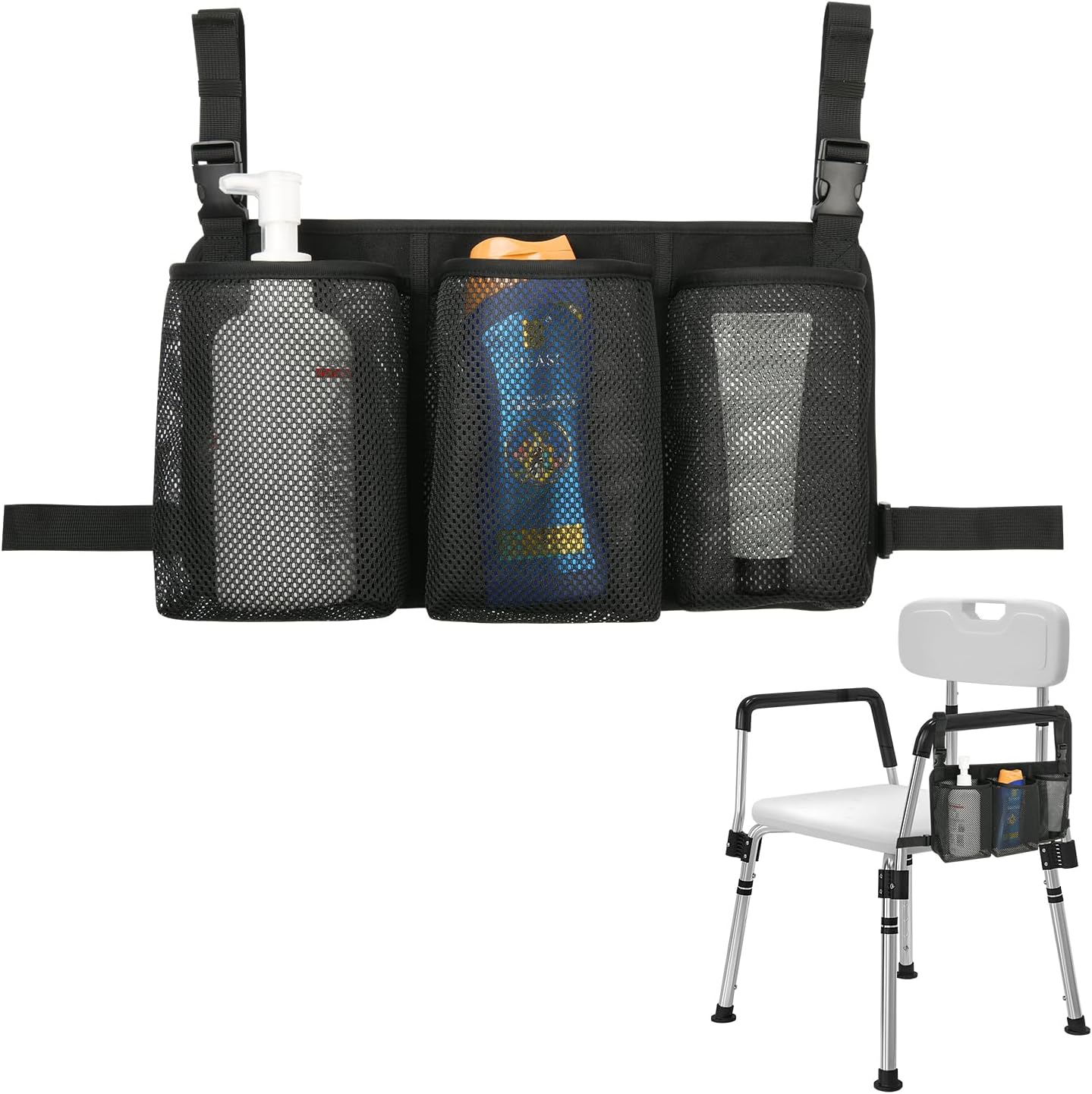 Beautyflier Removable Hanging Bag for Shower Chair