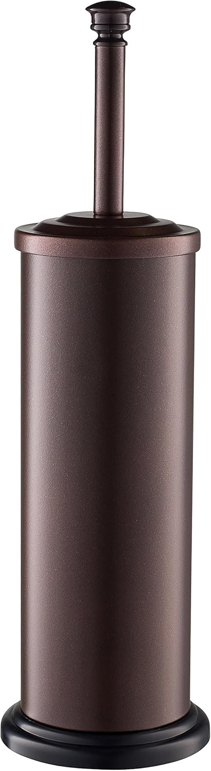 Estilo Stainless Steel Toilet Brush with Holder - Bronze Bathroom Set