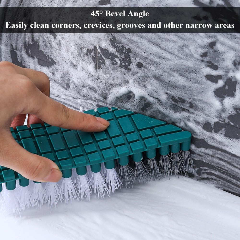Oniapro V-Shape Toilet Scrub Brush Bendable Non-Slip