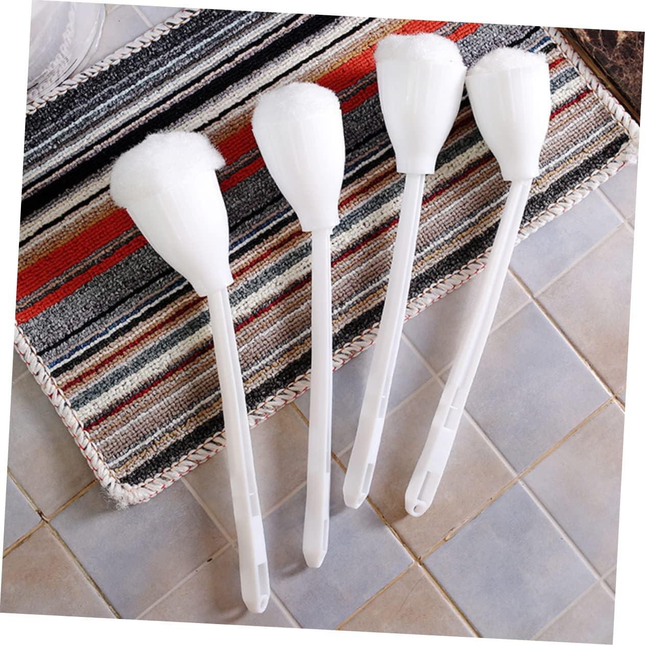 Alipis 5pcs Toilet Brush Set with Holder
