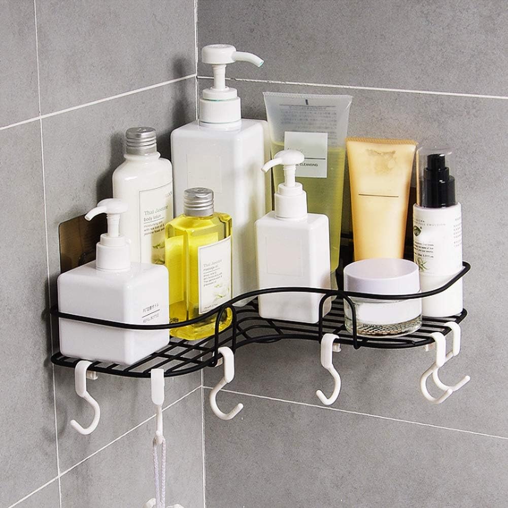 ViaGasaFamido Corner Shower Caddy Heavy Duty No Drilling