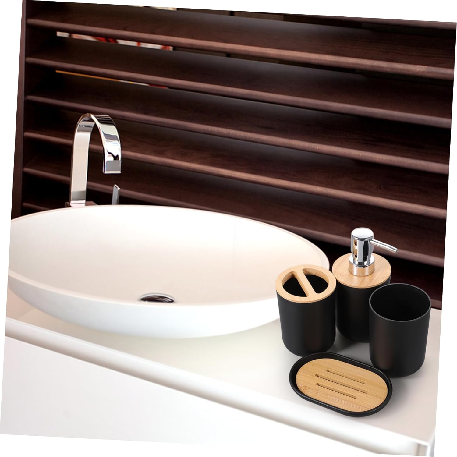 LIFKOME 1Set Bathroom Accessory Set