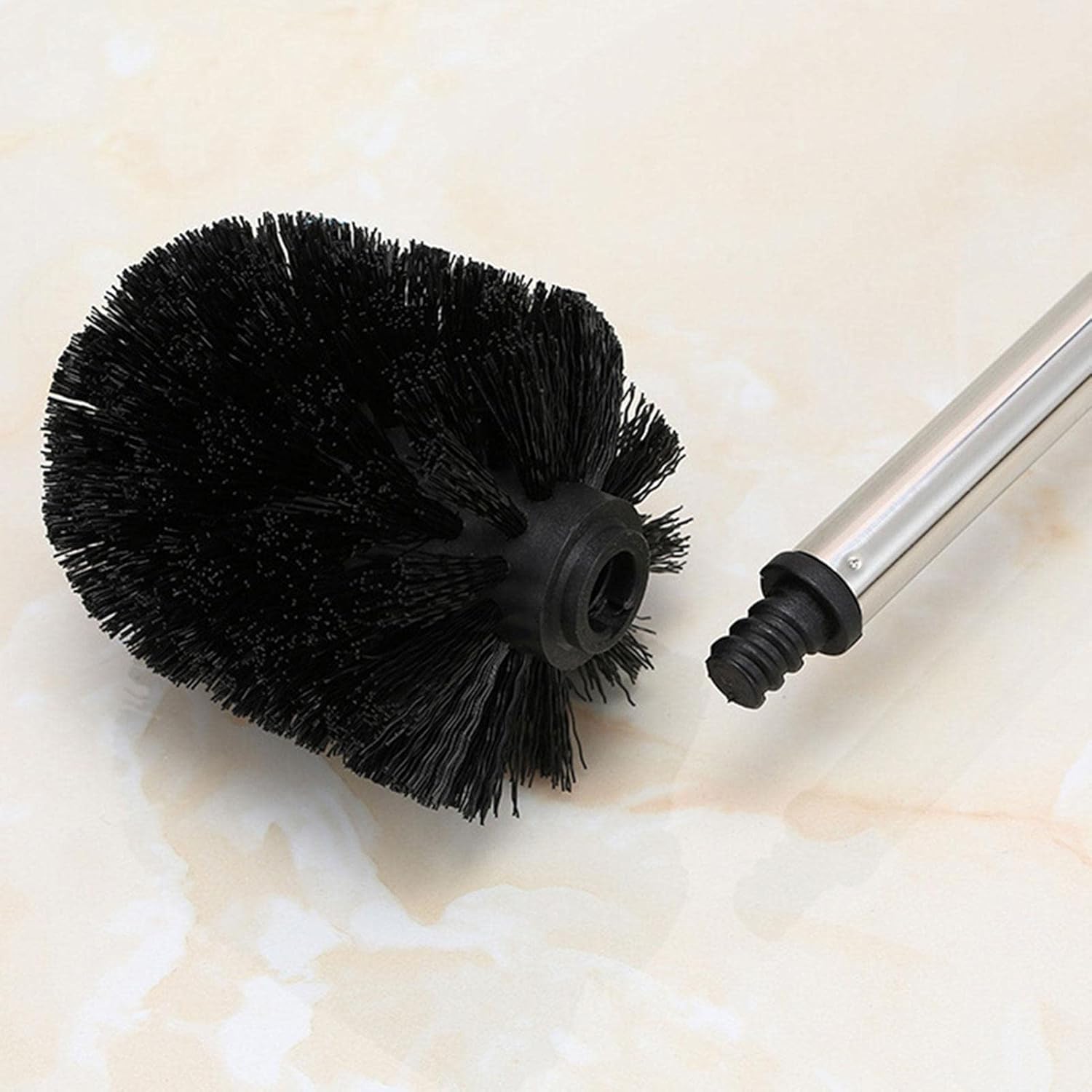 Universal Toilet Bowl Brush Head with Sturdy Bristles for Deep Cleaning