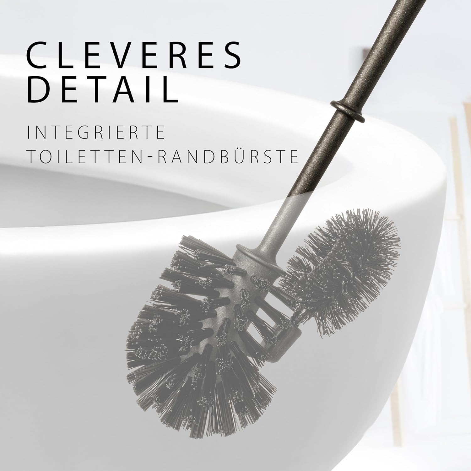 Hausfelder Toilet Brush Set with Holder