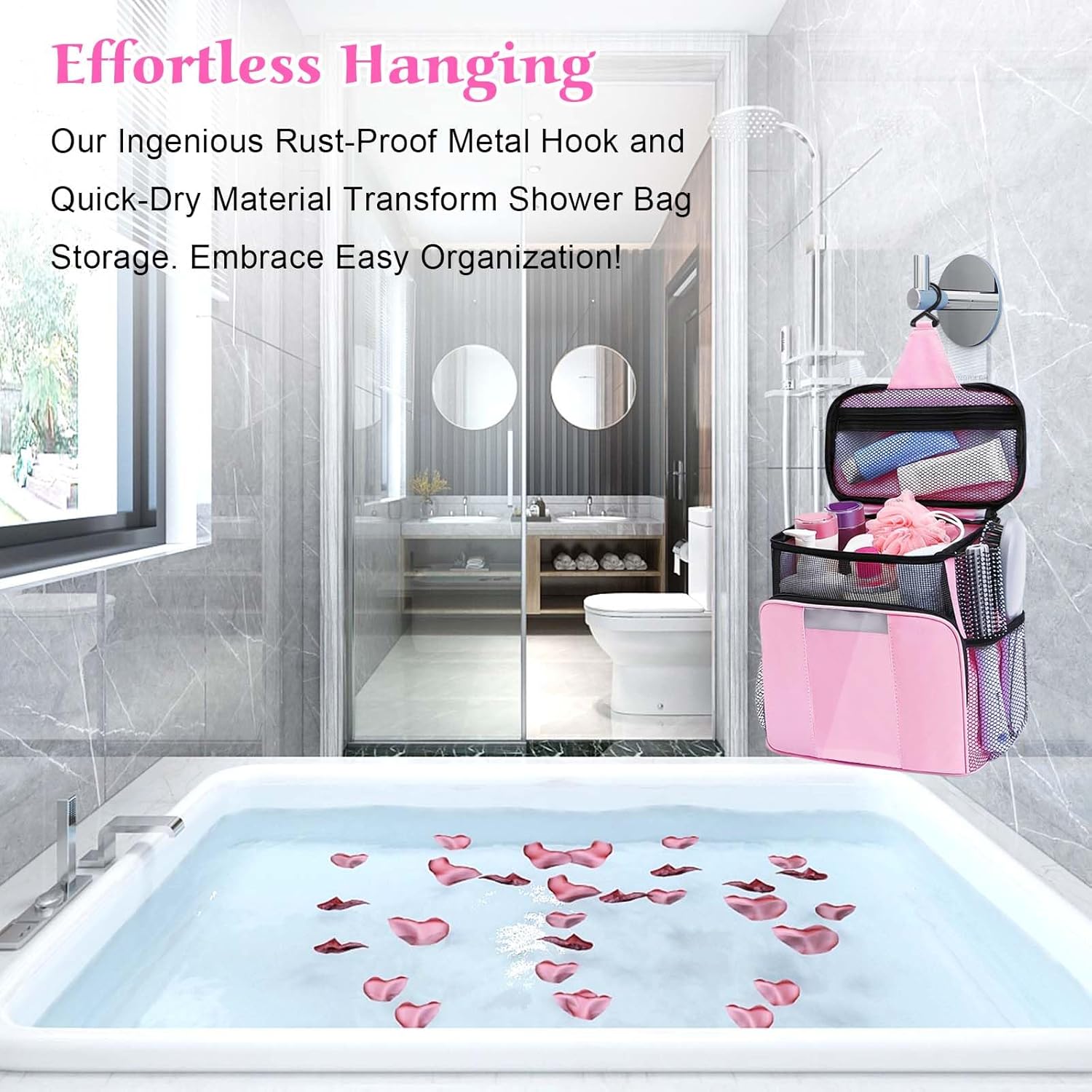 RYTM Portable Shower Caddy with Phone Pocket