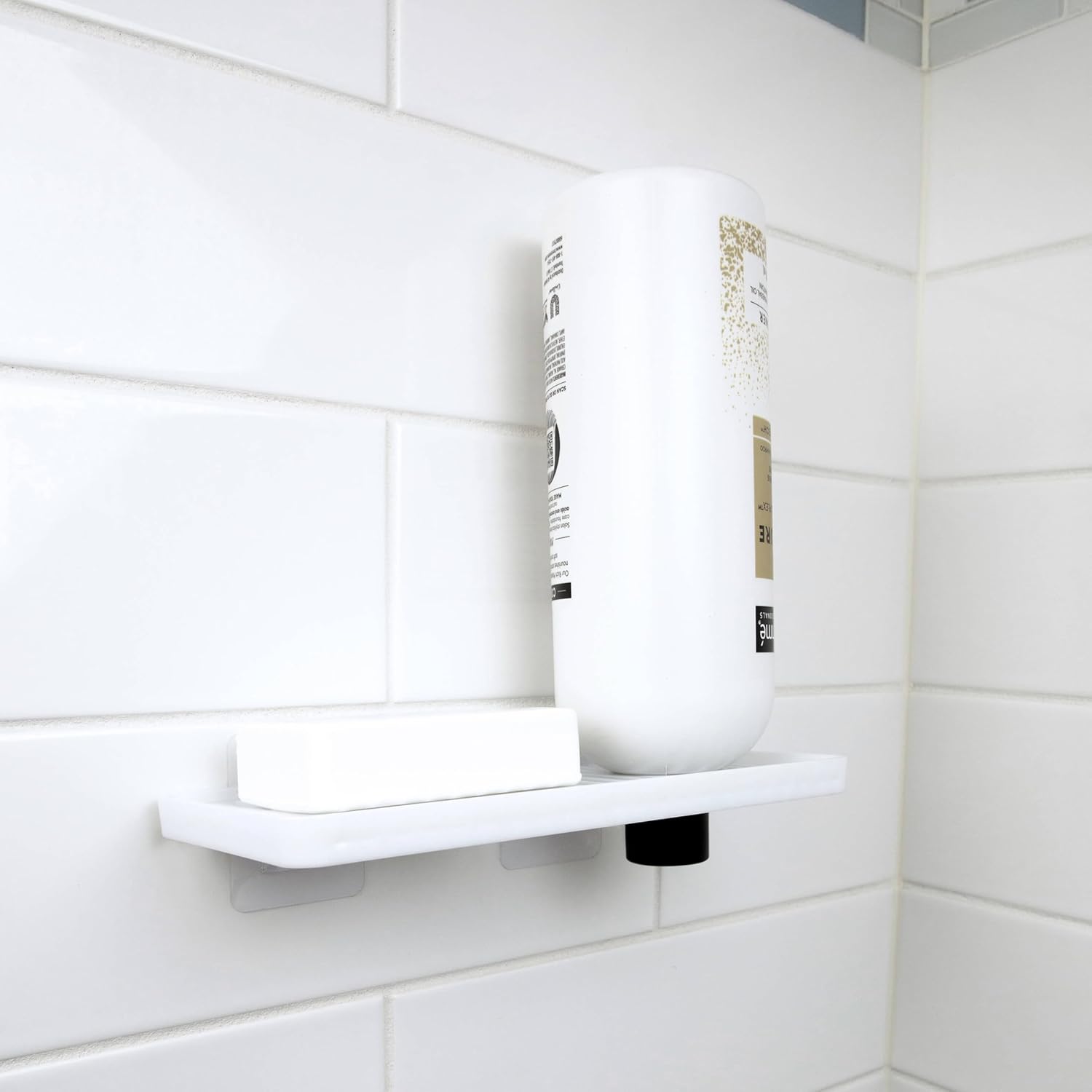 Three by Three Seattle Aquafolio 5 Piece Shower Organizer Set White