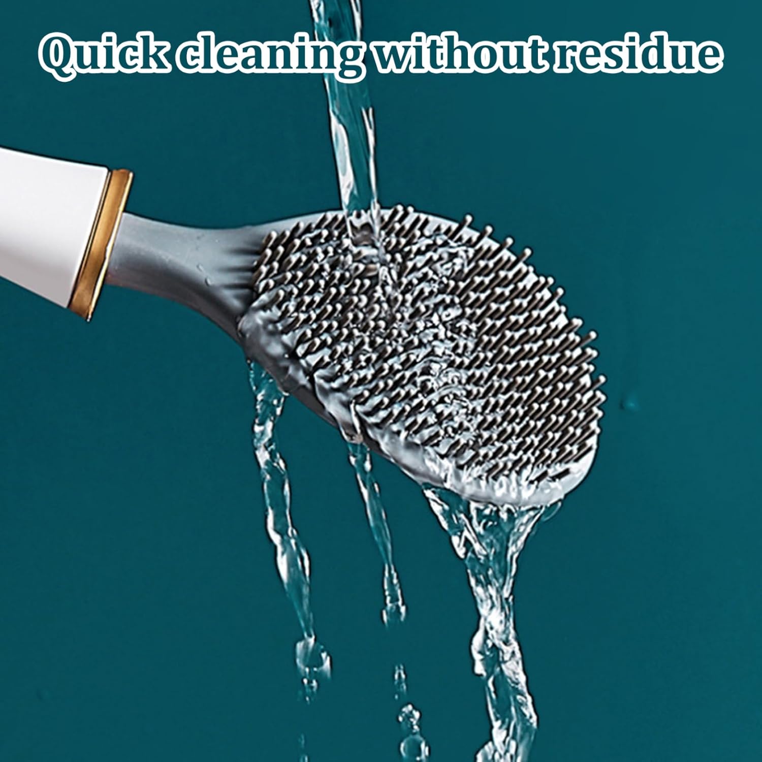 Eioflia Toilet Brush with Holder Wall-Mounted and Quick Drying