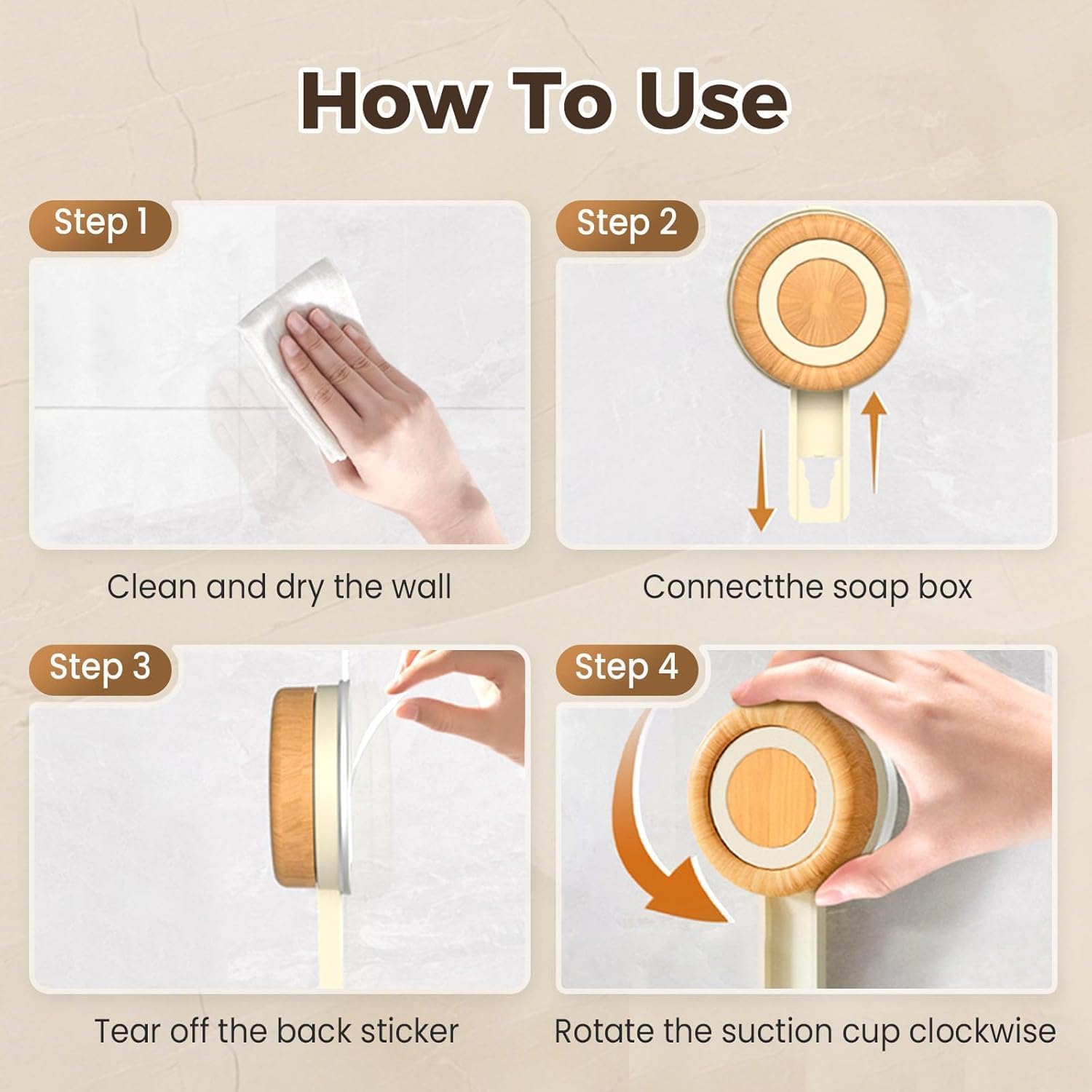 3 in 1 Shower Razor Holder with Storage Box