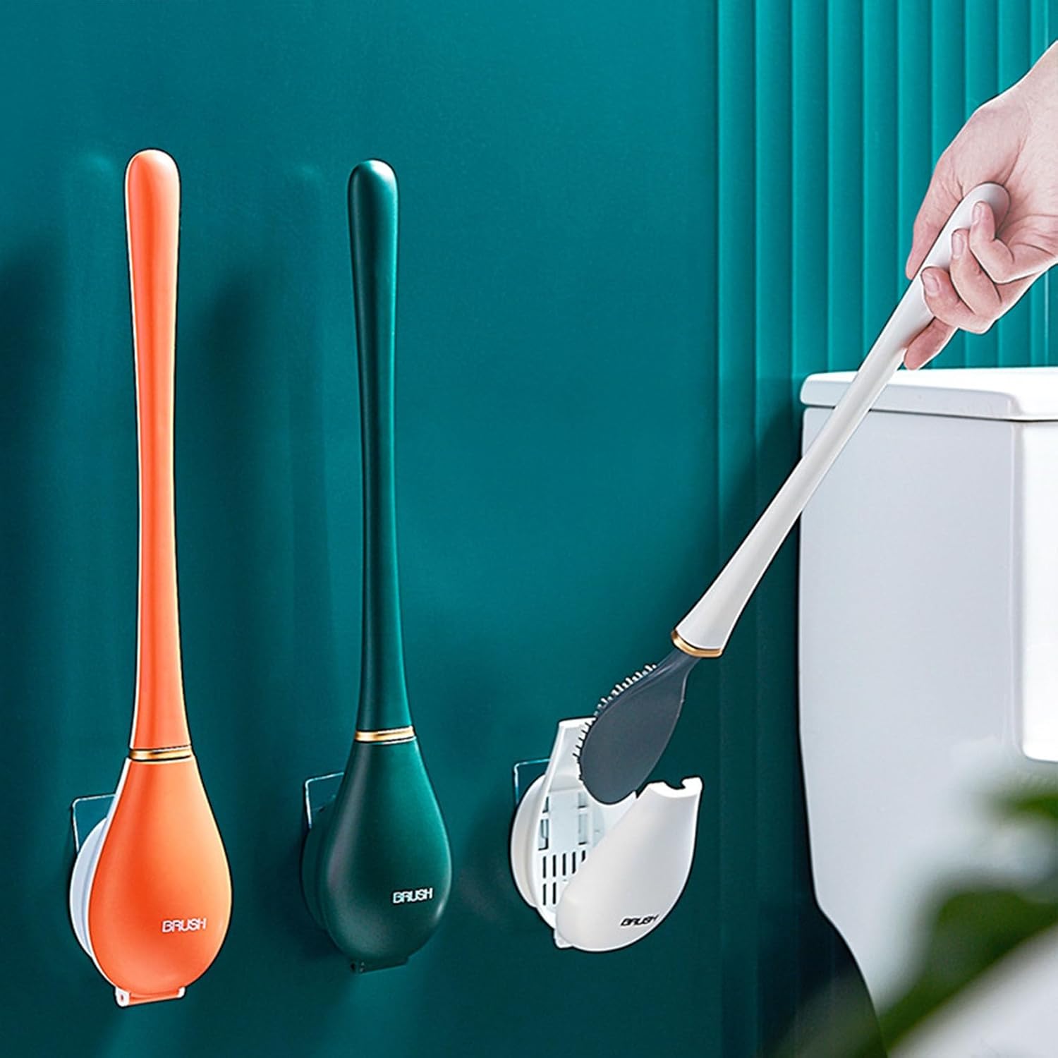 Beoglov Lekxagabo - Flexible Silicone Toilet Brush Set