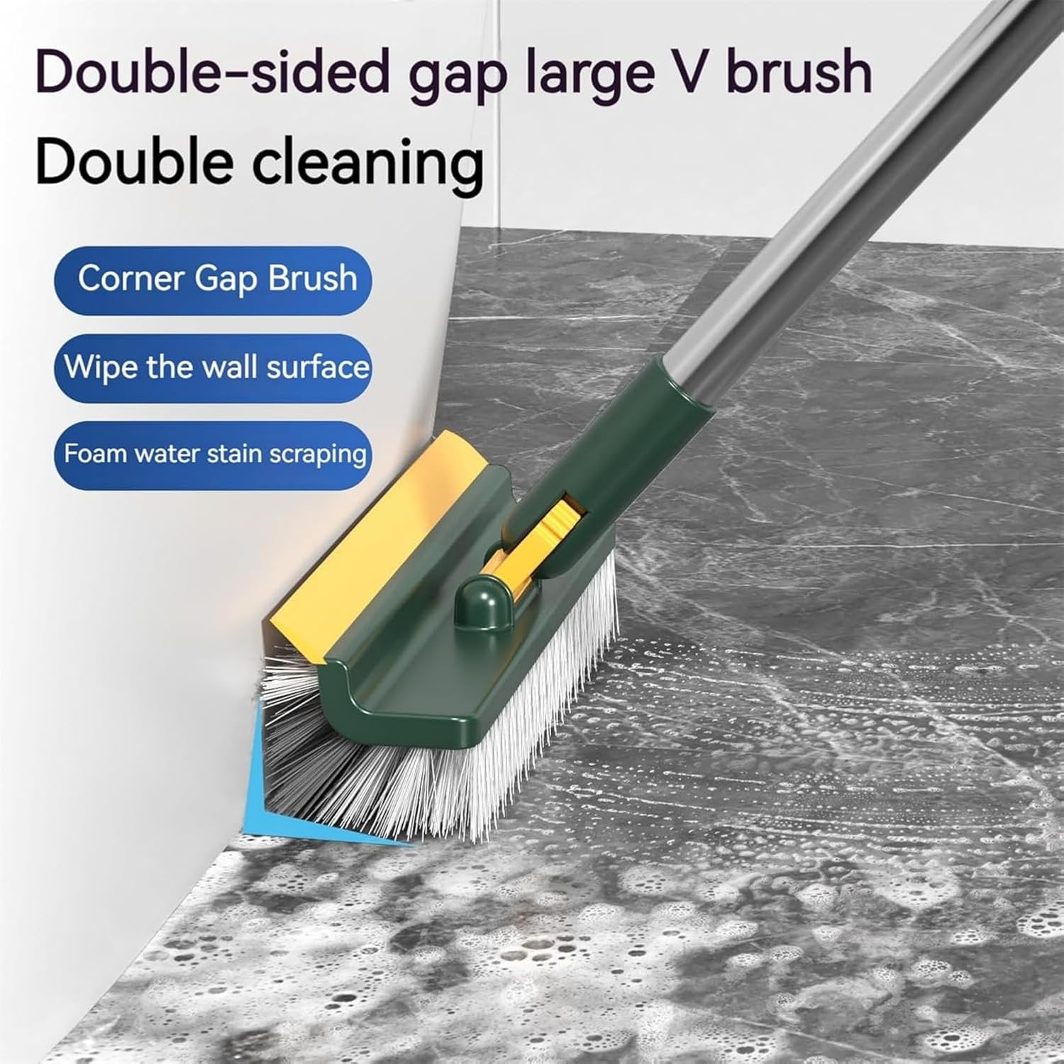 3 in 1 Bloame Rotating Cleaning Brush with Squeegee 1