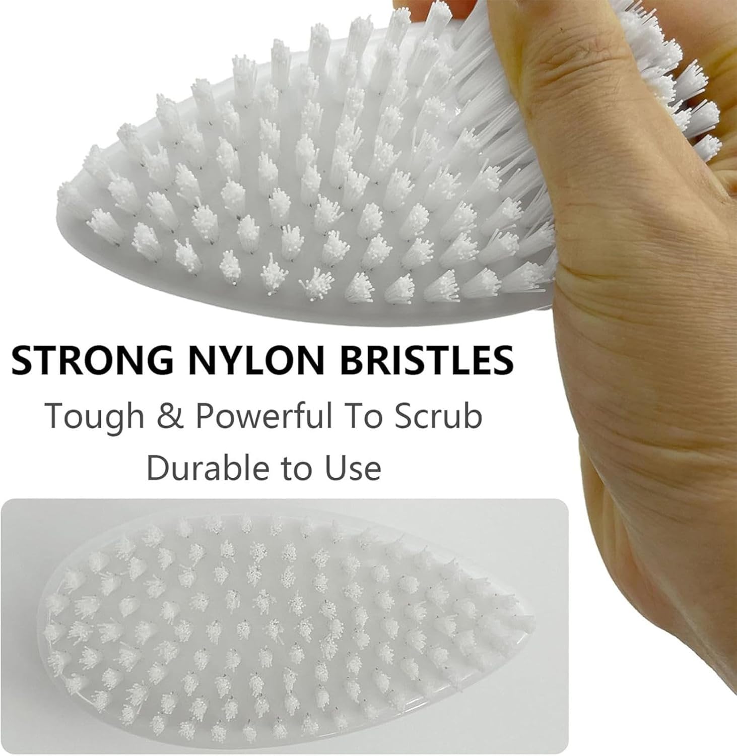 Heavy Duty Stiff Nylon Toilet Brush with PP Handle