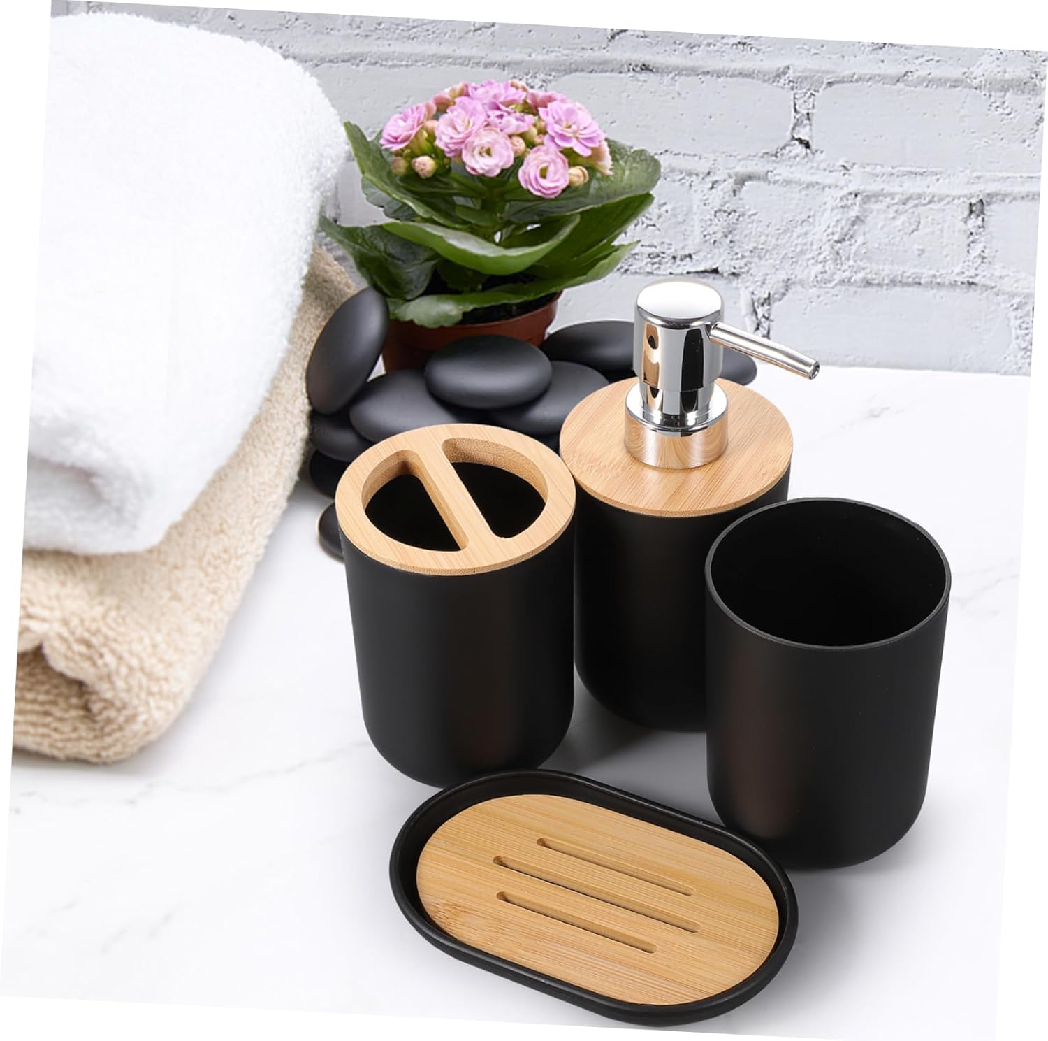 LIFKOME 1Set Bathroom Accessory Set