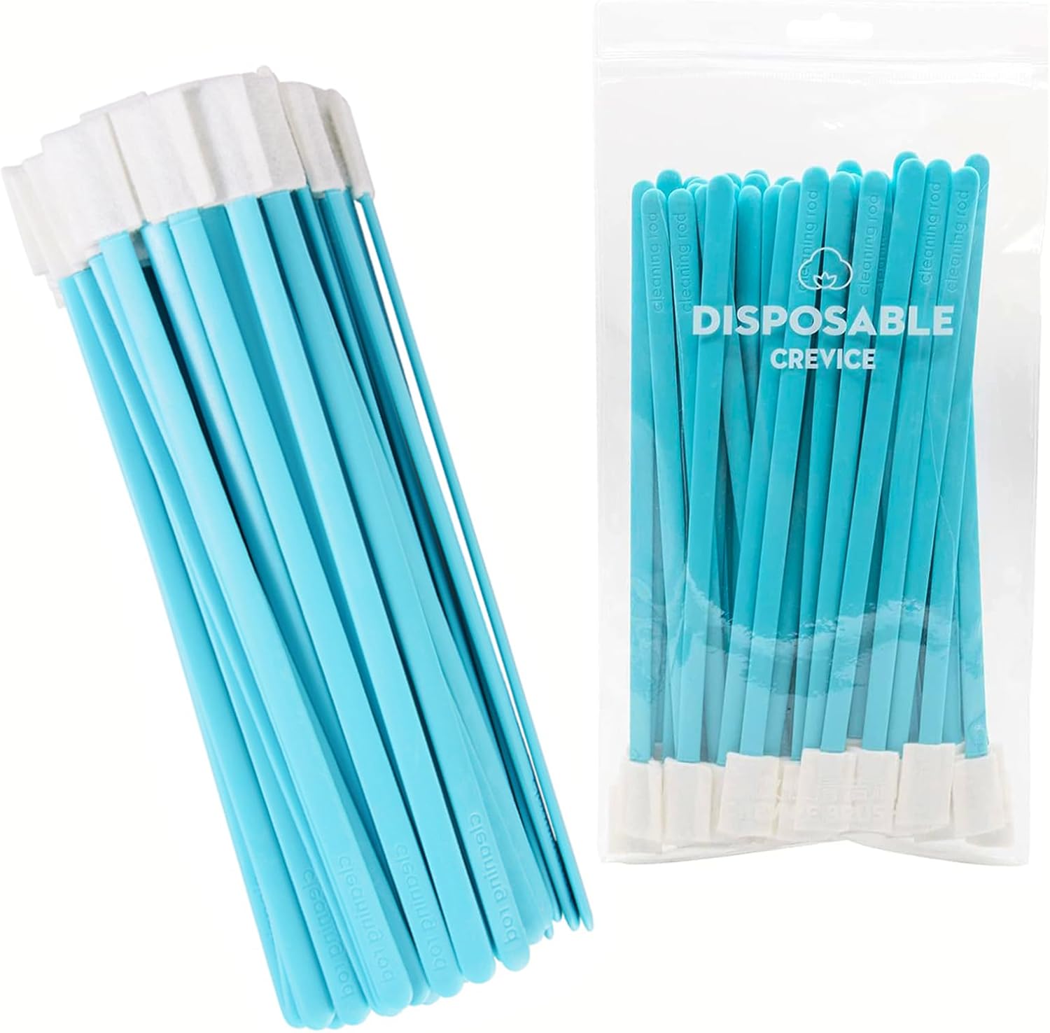 Blue 50Pcs Crevice Cleaning Brush Set