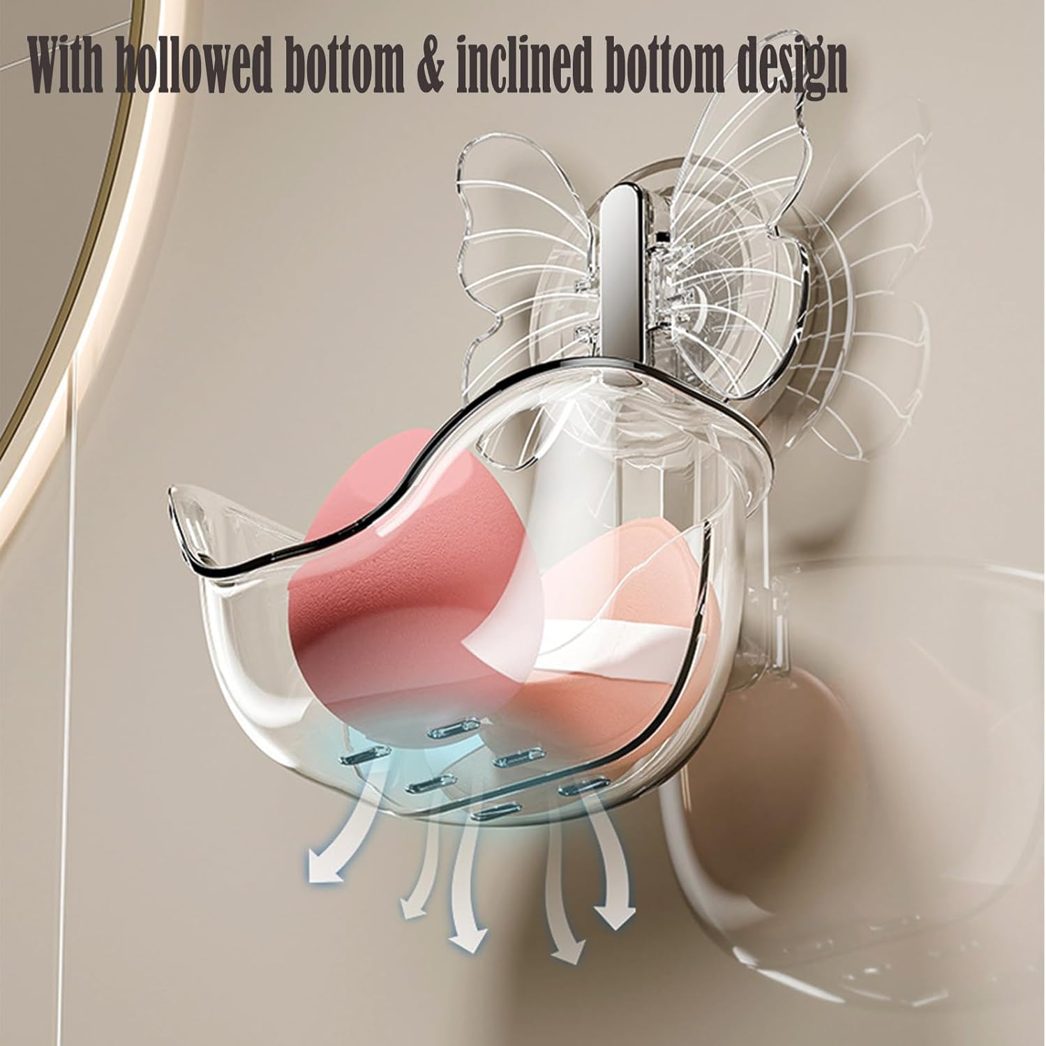 ZIOYCKL Suction Cup Storage Rack for Bathroom