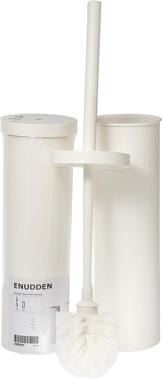 Ikea ENUDDEN Toilet Brush Set of 2 with Metal Holder 1