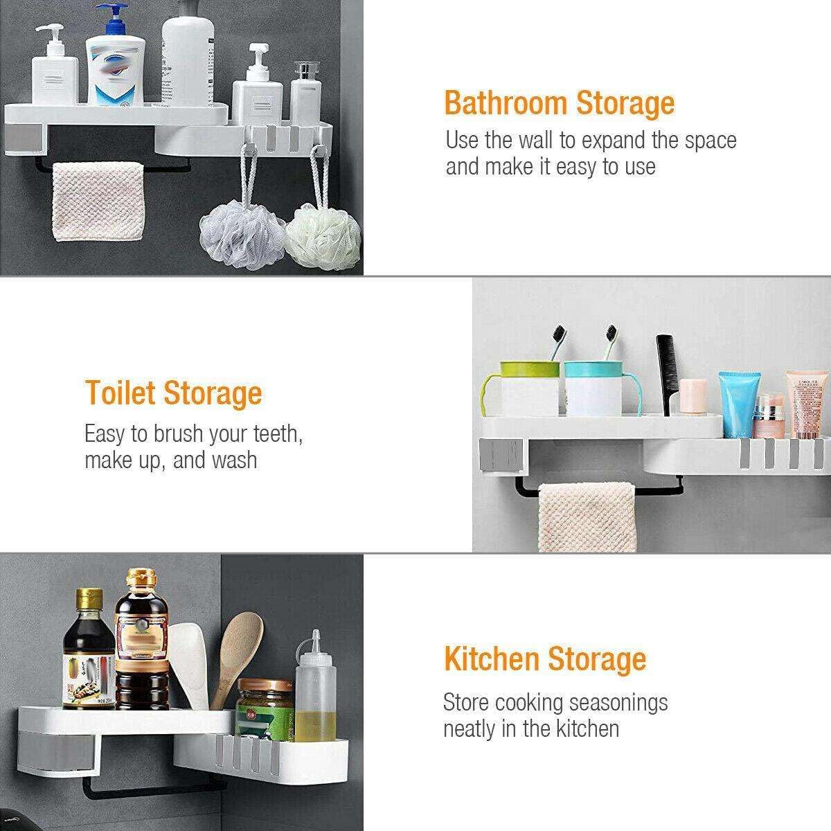 FINANCIALLY LIT LKOP 2 Tier Shower Caddy Organizer