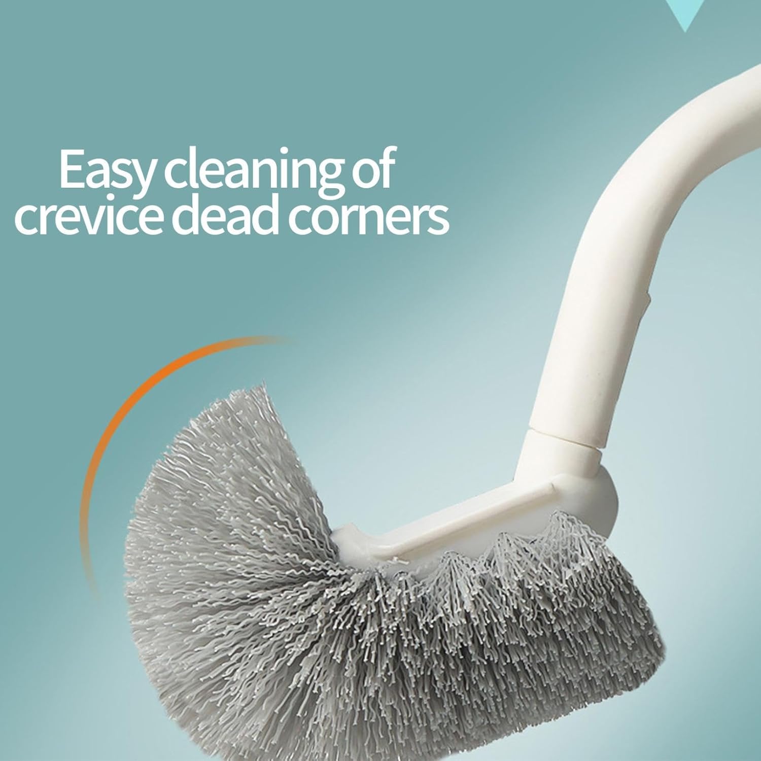 Durable Toilet Bowl Brush with Curved Head for Thorough Cleaning