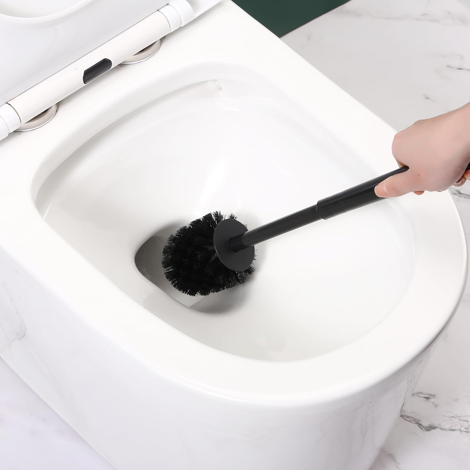 Toilet Brush Plunger Set - 2 in 1 for Bathroom