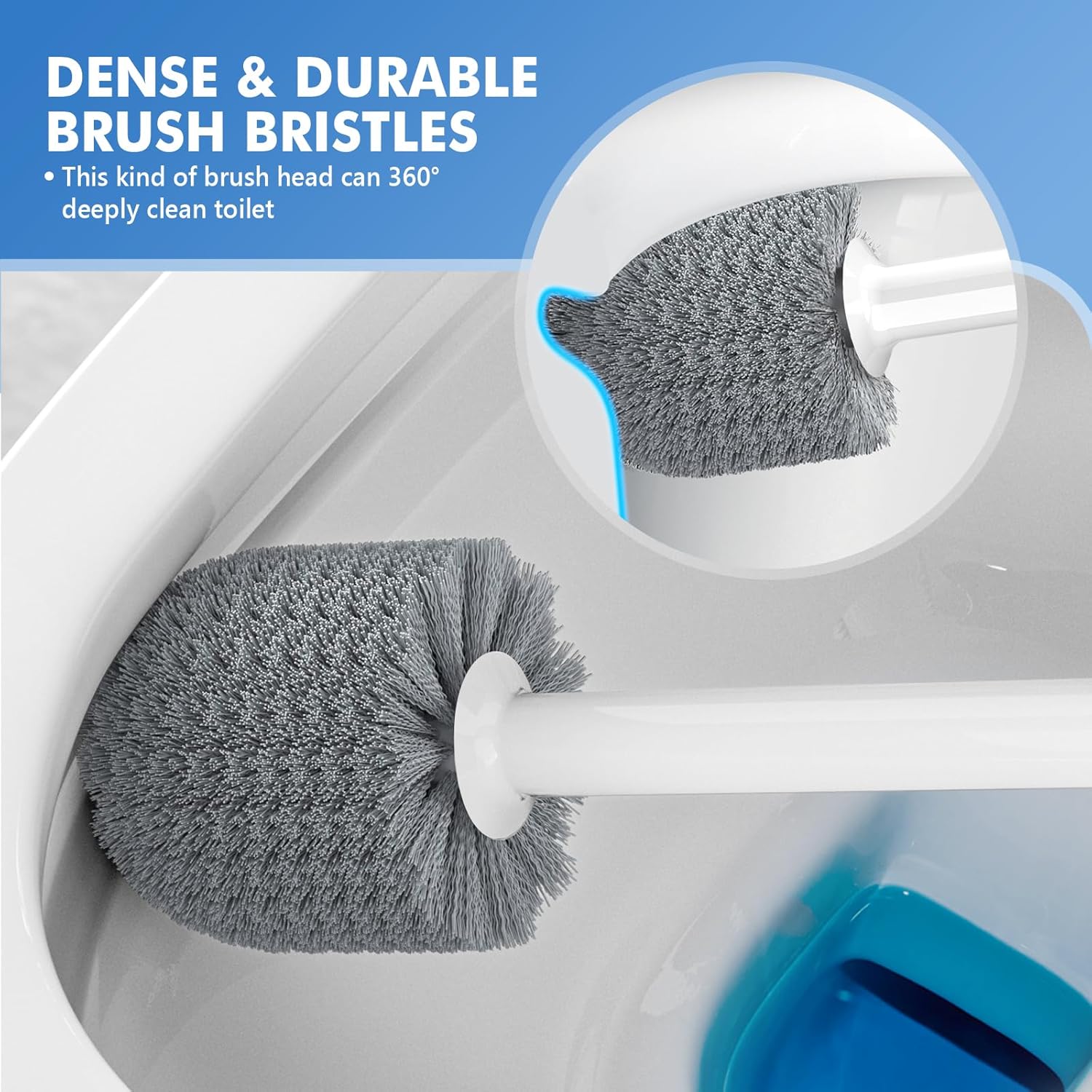 LOVLOY 2-in-1 Toilet Brush and Plunger Set