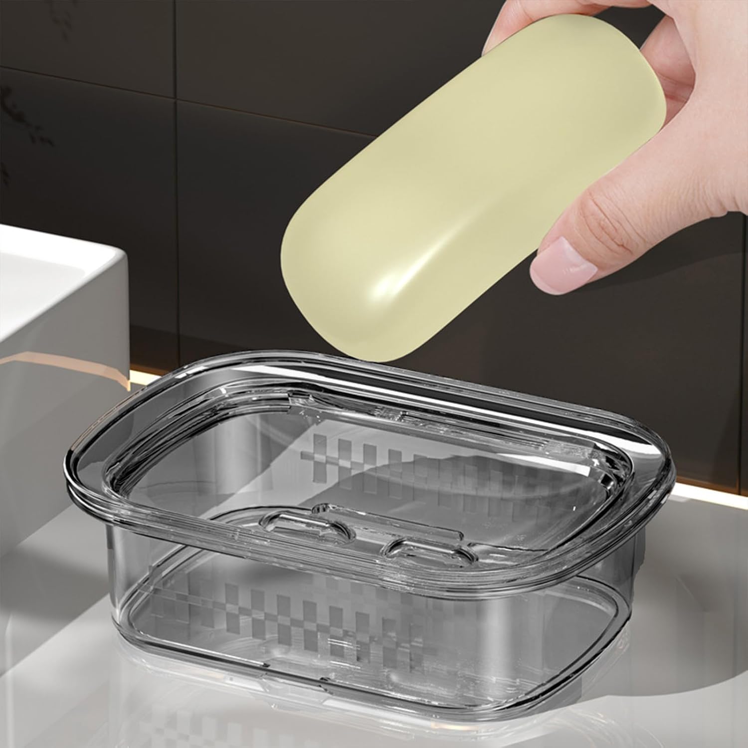 Durable Portable Soap Dish for Bathroom and Travel