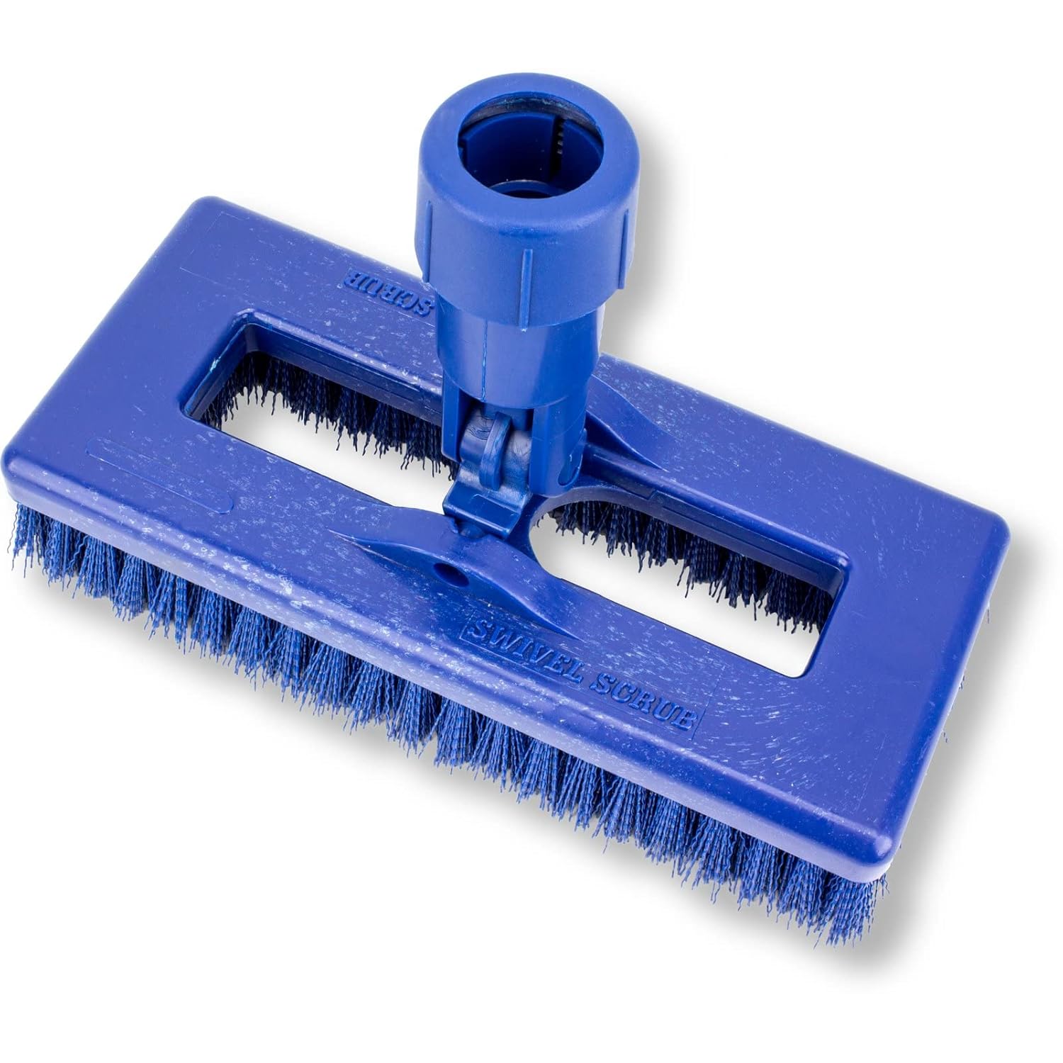 SPARTA 8-Inch Swivel Toilet Scrub Brush Blue