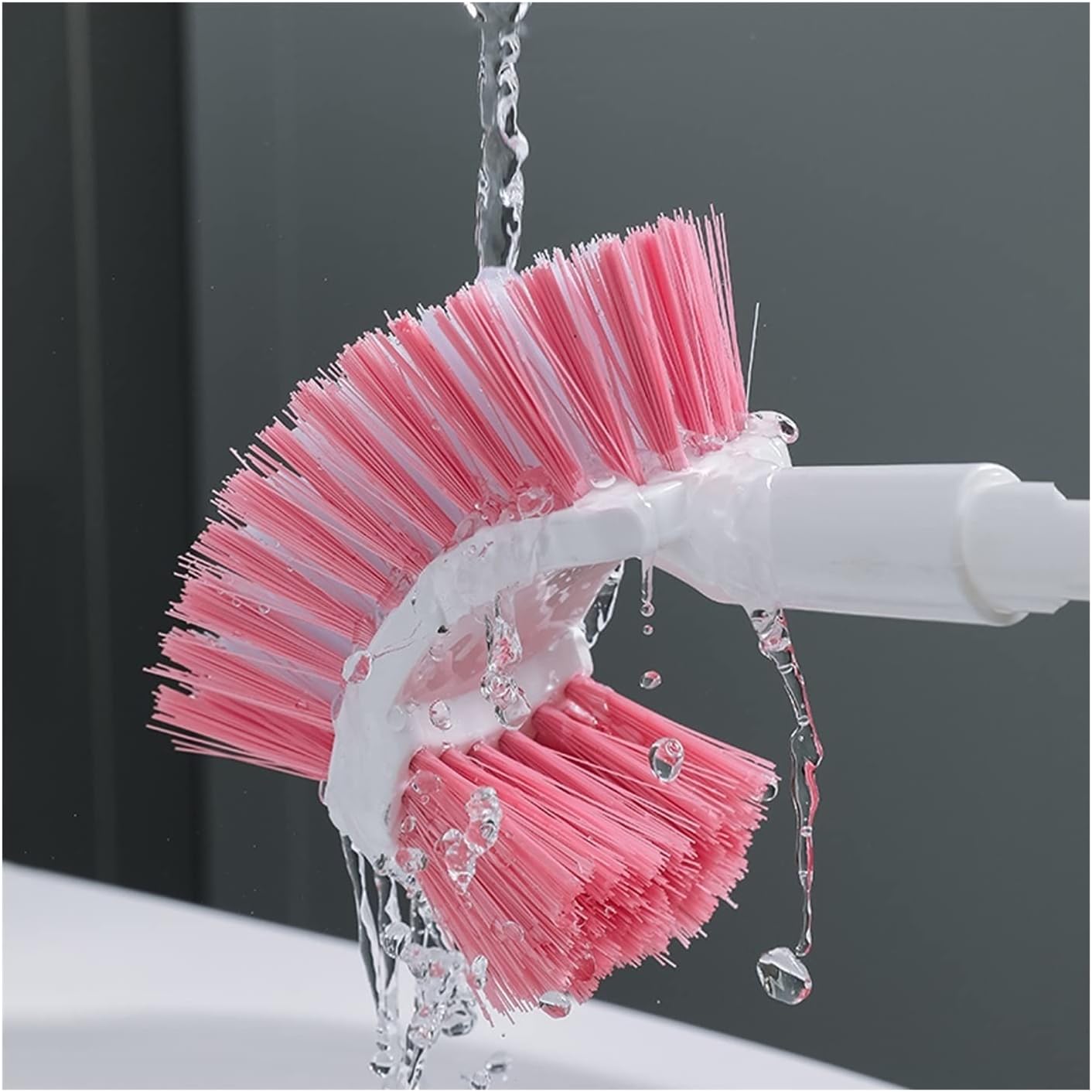 UNNS Toilet Brush with Holder Blue