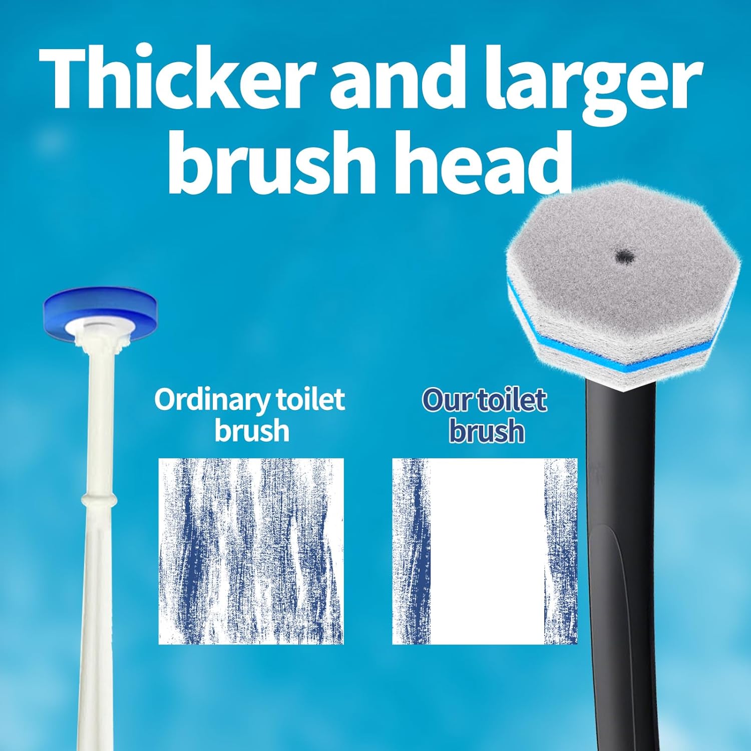 Hohoky Toilet Cleaning Set with 50 Refills