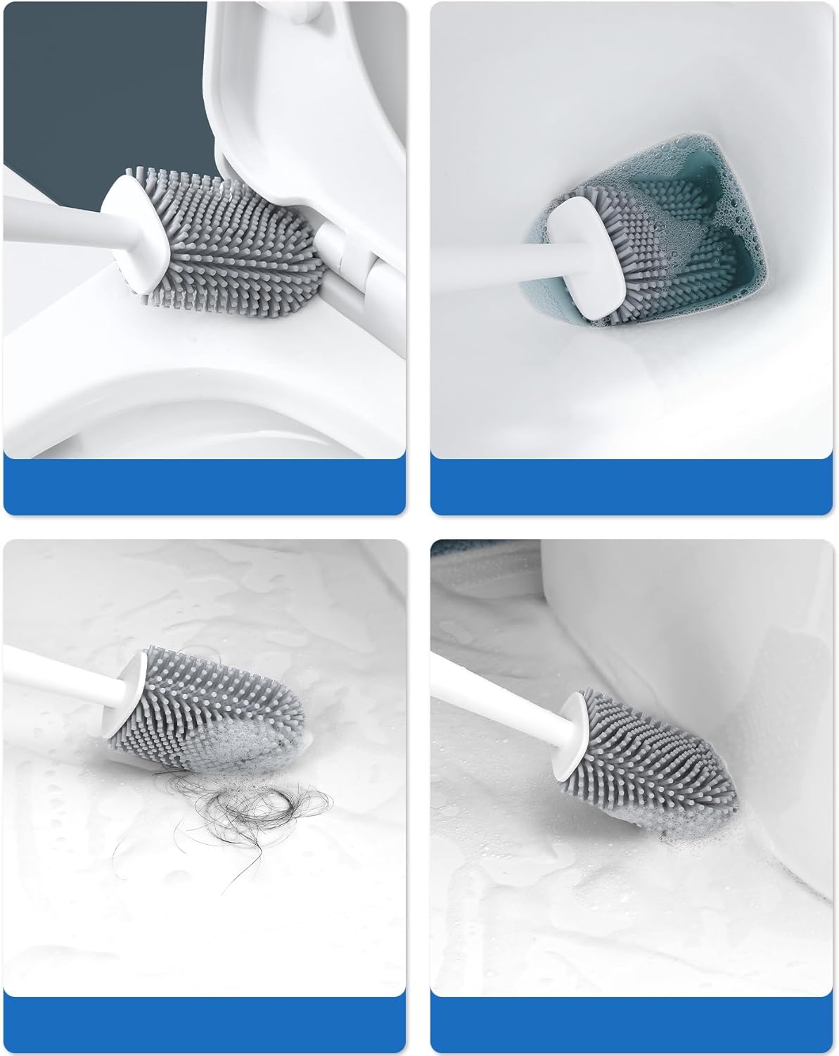 ADIUPUL Toilet Brush with Holder Set 1