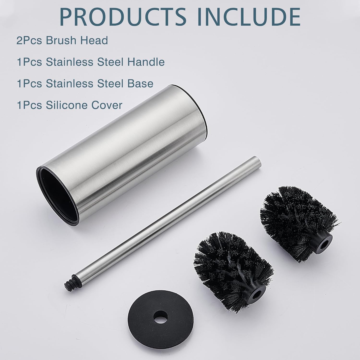 FORIOUS Toilet Brush and Holder Set