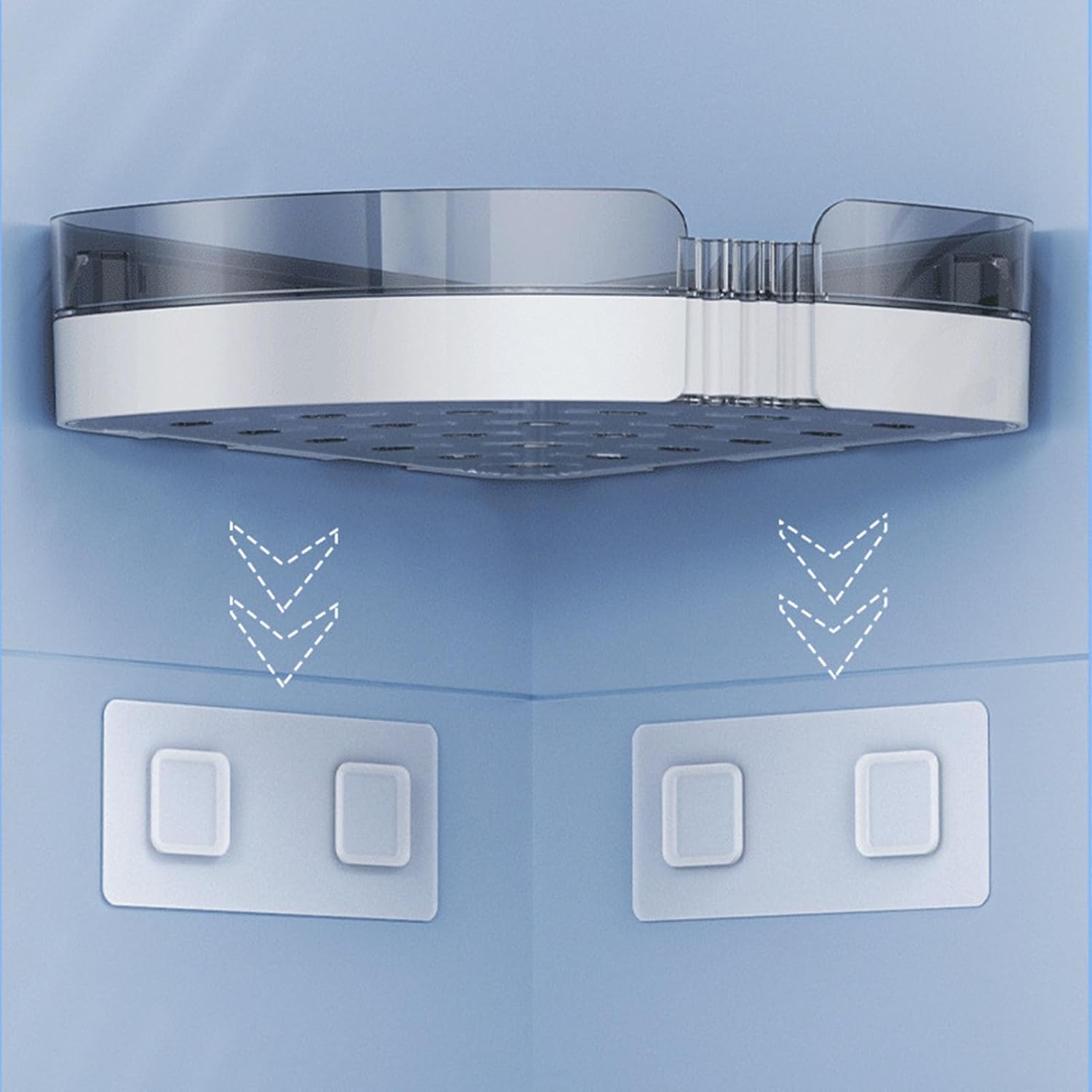 DSOPV Shower Caddy with Double Layer Blue