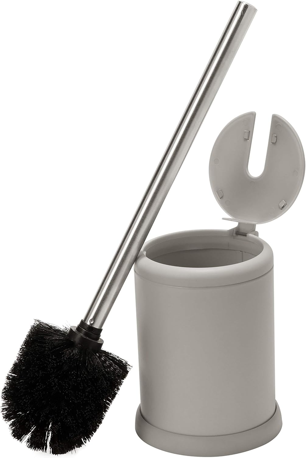 Bath Bliss Toilet Brush with Self Closing Lid and 360 Degree Head