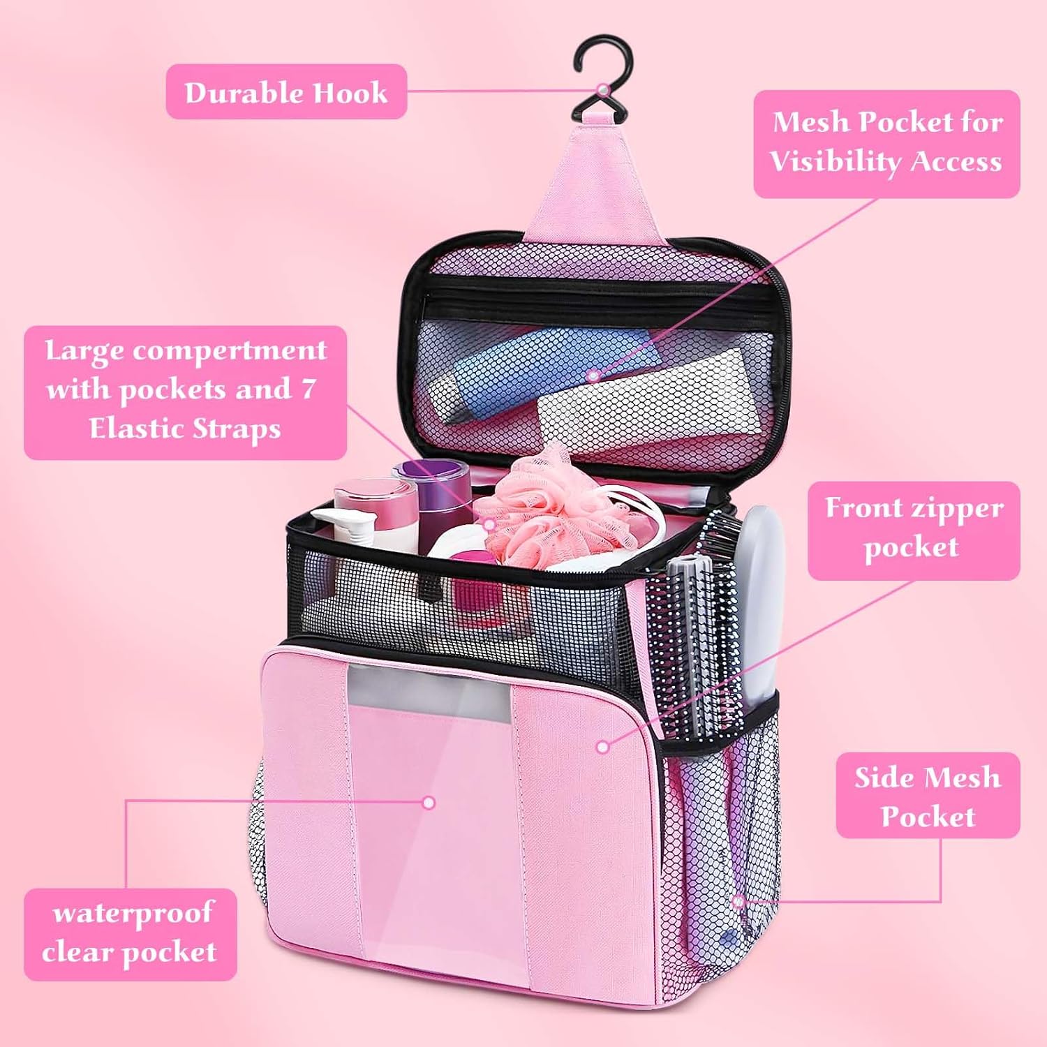 RYTM Portable Shower Caddy with Phone Pocket